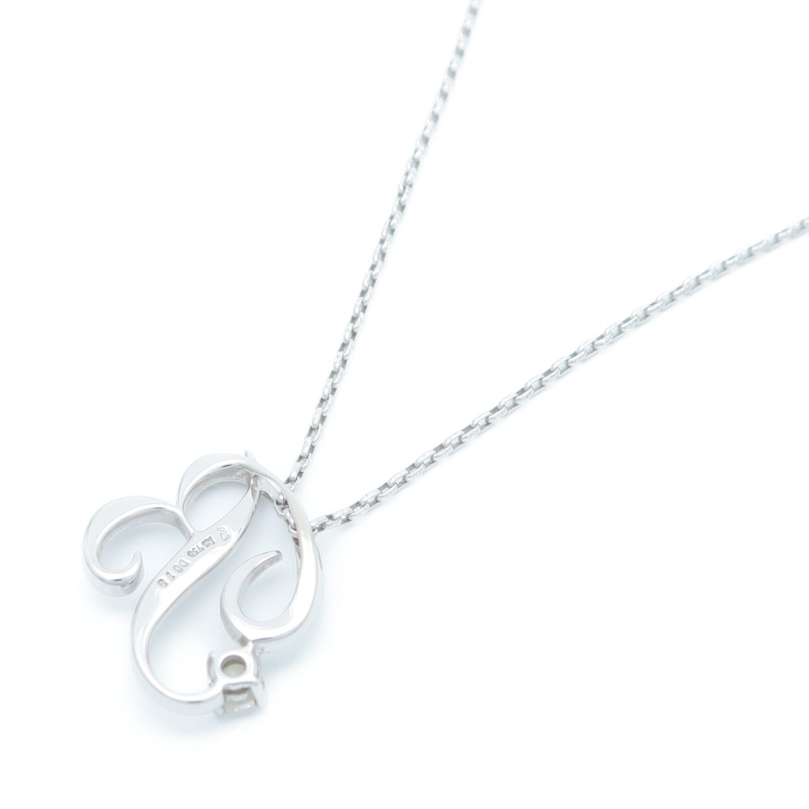 JEWELRY 18K白金Diamond Necklace鑽石項鍊