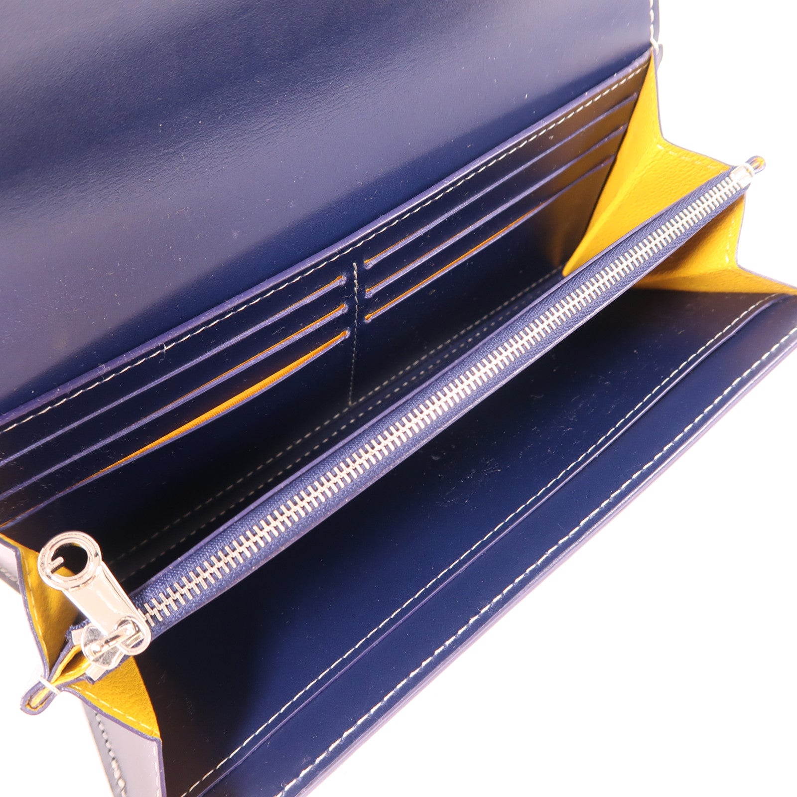 GOYARD 塗層帆布Long Wallet銀扣長錢包