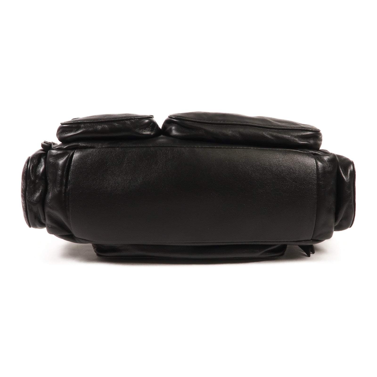 Miu Miu 羊皮皮革Pocket Handbag金扣手挽肩背兩用袋