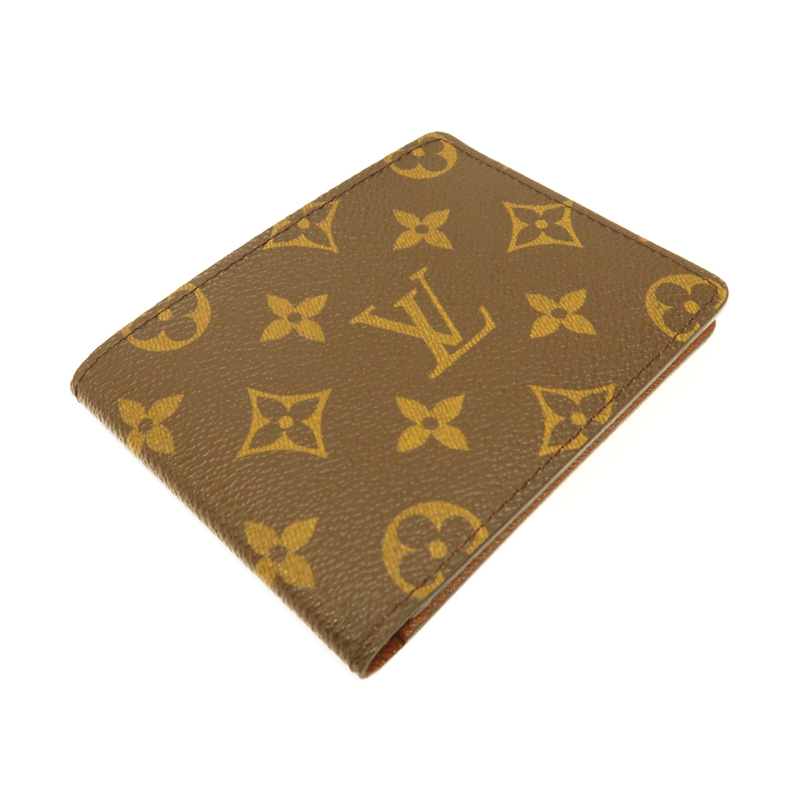 LOUIS VUITTON Monogram Porte Billet 9 Cartes Credit折疊錢包啡色