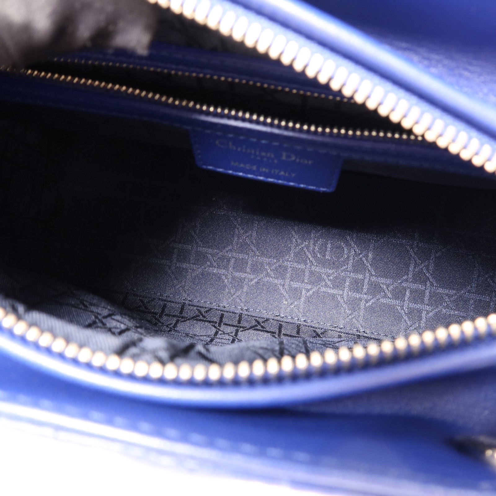 Dior 羊皮皮革Lady Dior銀扣手挽肩背兩用袋