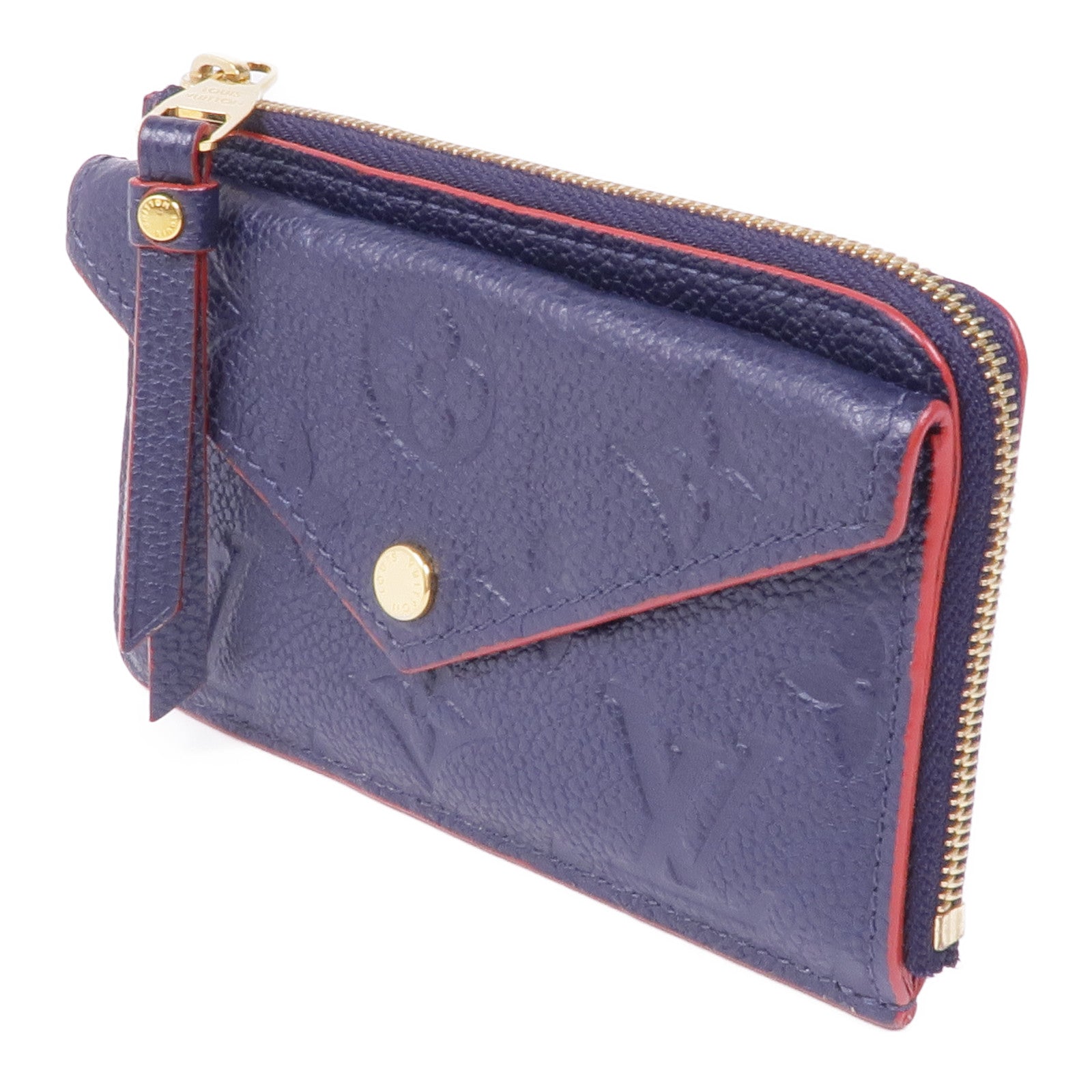 LOUIS VUITTON Monogram Empreinte Card Case金扣卡片套