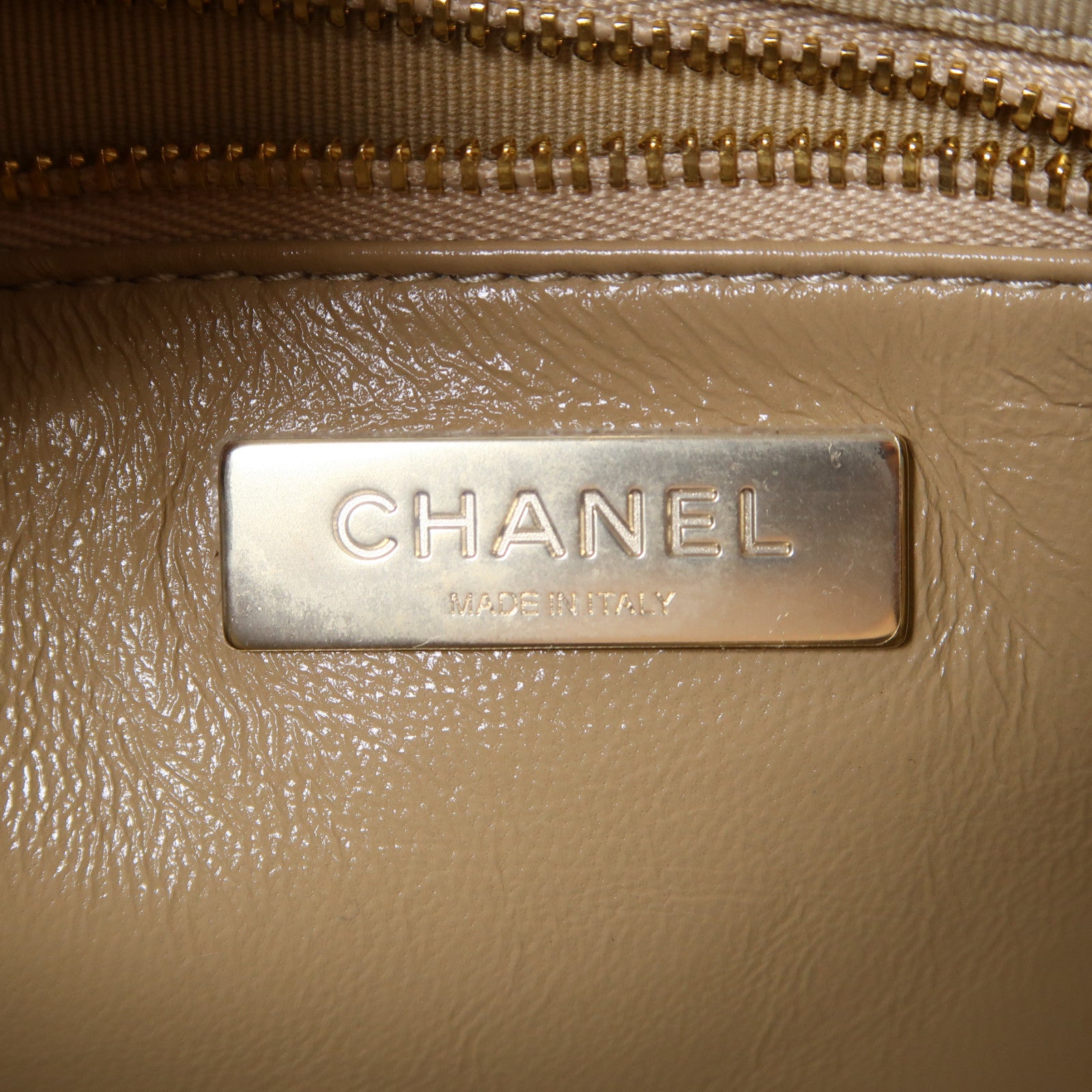 CHANEL 【激減優惠】菱格羊皮皮革C31 Shopping Bag金扣手挽肩背兩用袋啡色