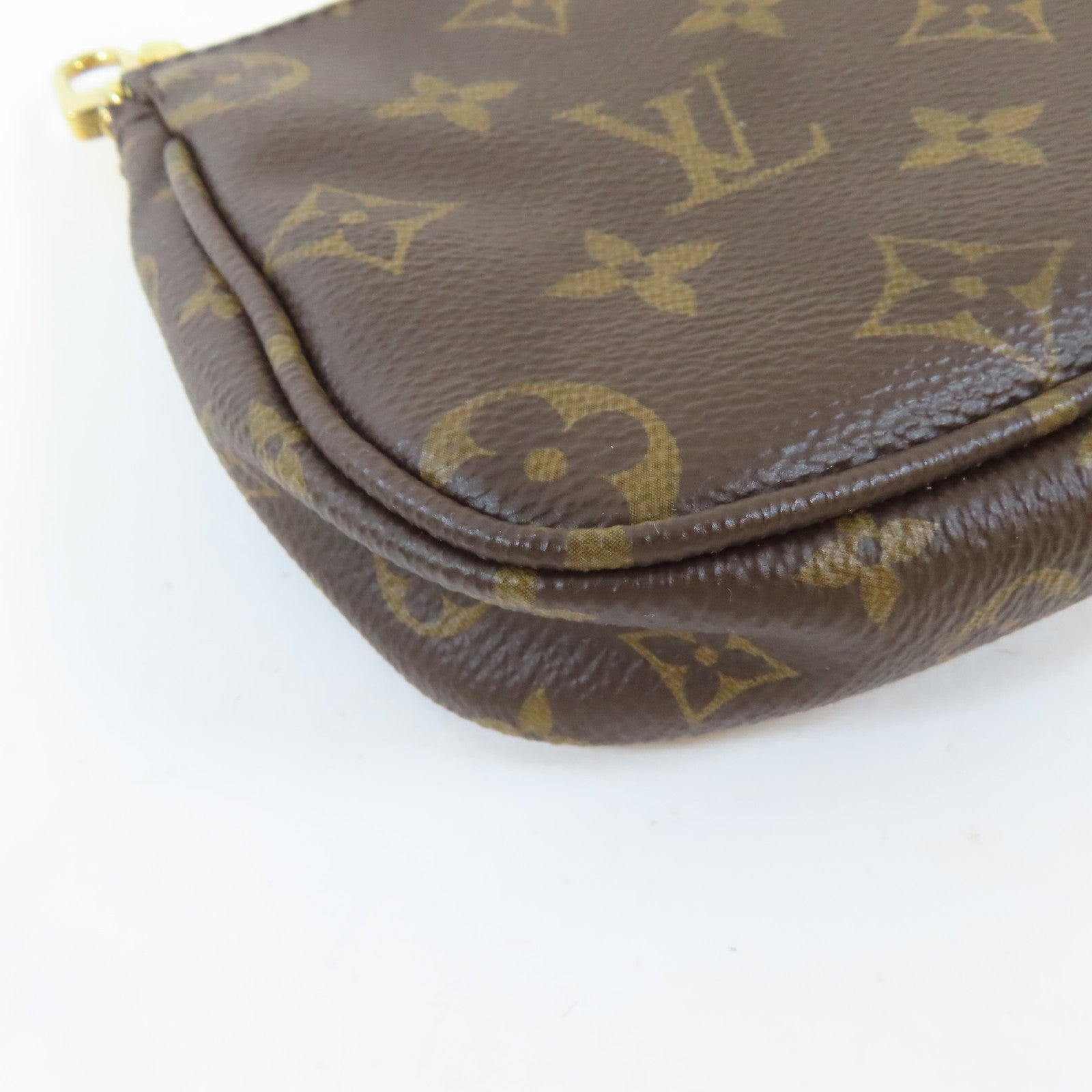 LOUIS VUITTON Monogram Multi Pochette金扣手挽肩背兩用袋啡色