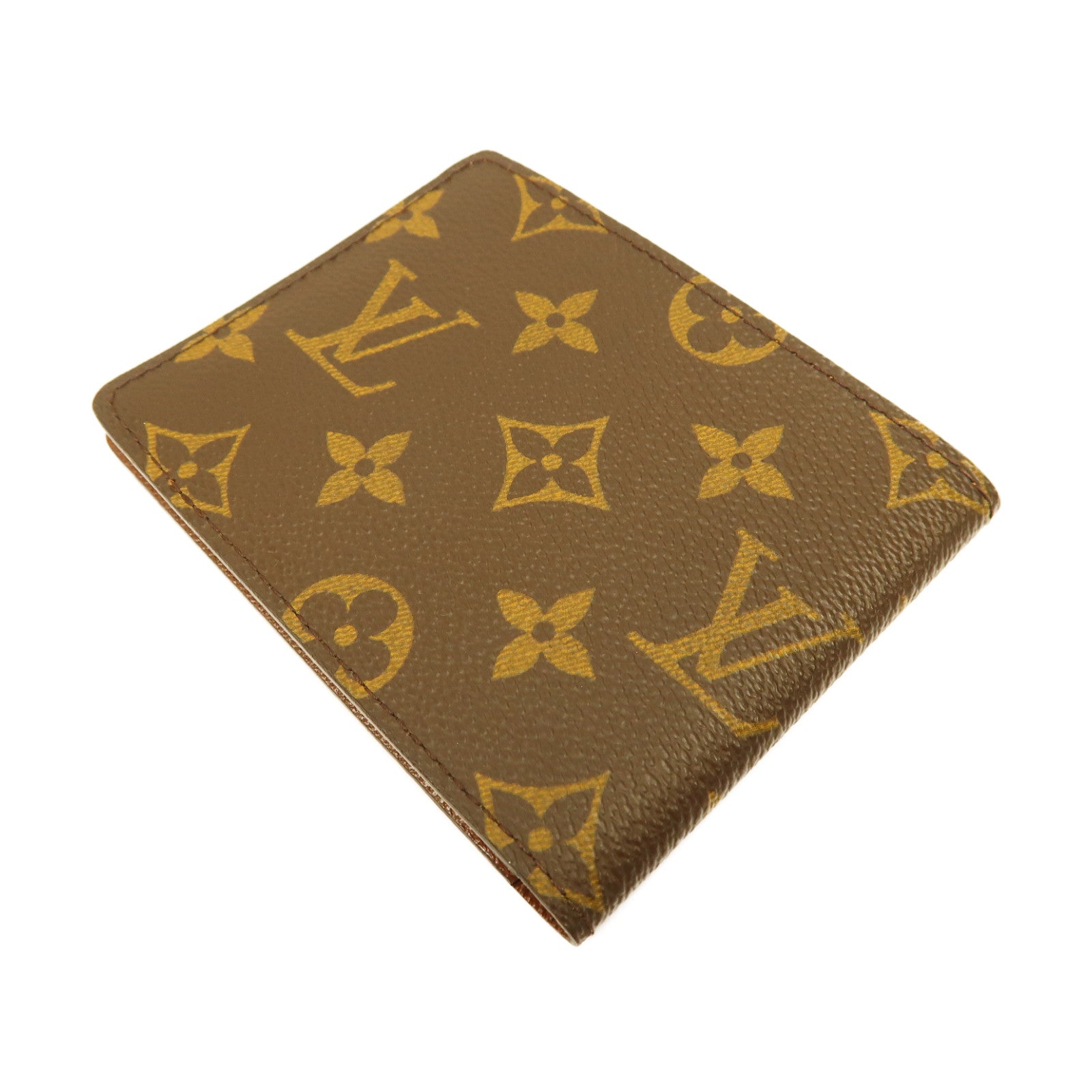 LOUIS VUITTON Monogram Porte Billet 9 Cartes Credit折疊錢包啡色