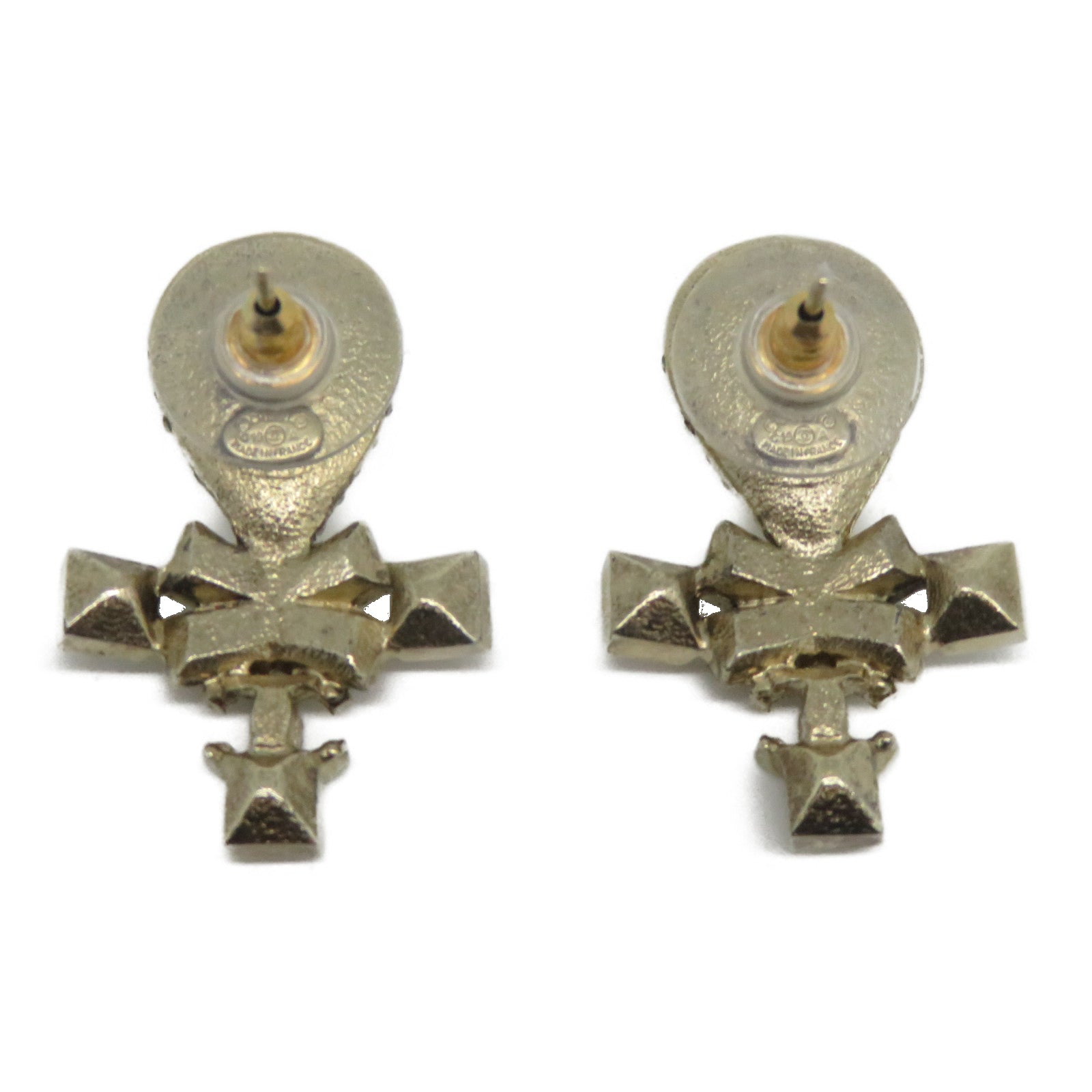 CHANEL 【激減優惠】金屬Earring C19耳環金色
