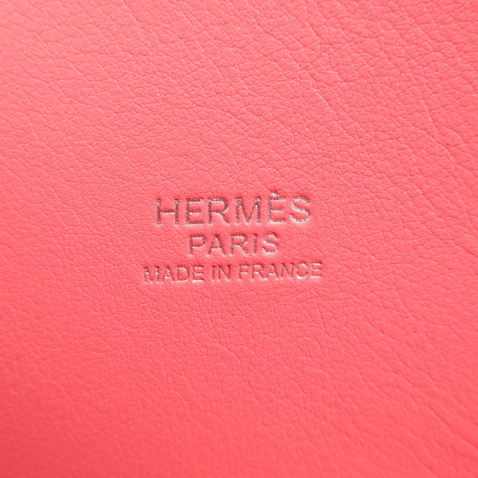 HERMES Swift皮革Bolide 27銀扣手挽肩背兩用袋Rose Azalee