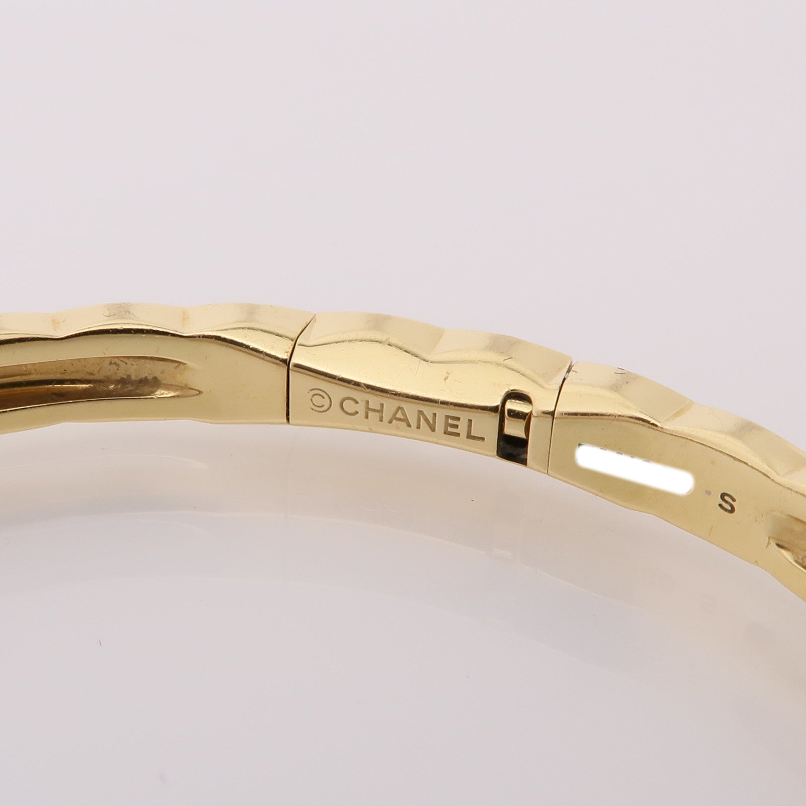 CHANEL 18K黃金Coco Crush Bangle手鐲