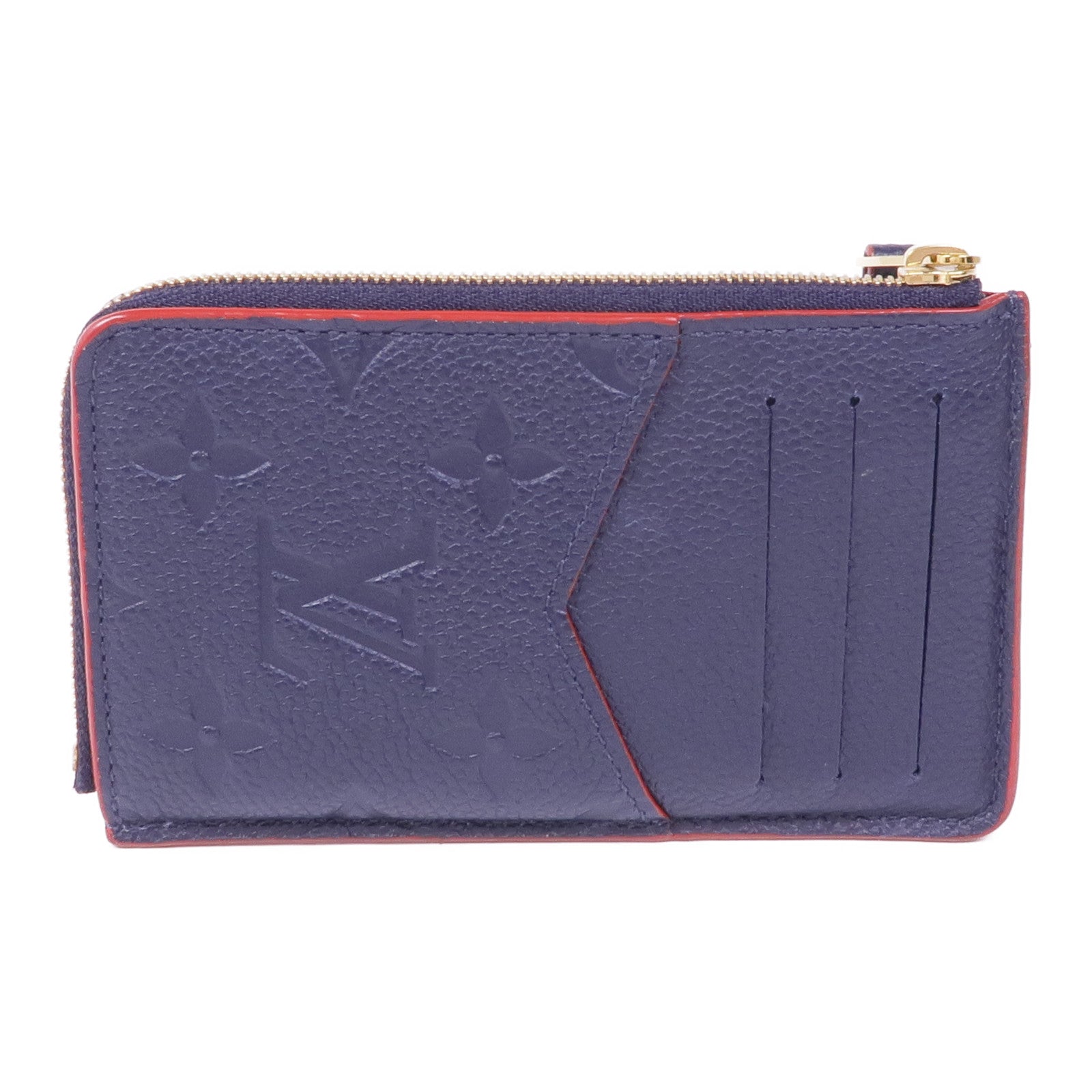 LOUIS VUITTON Monogram Empreinte Card Case金扣卡片套