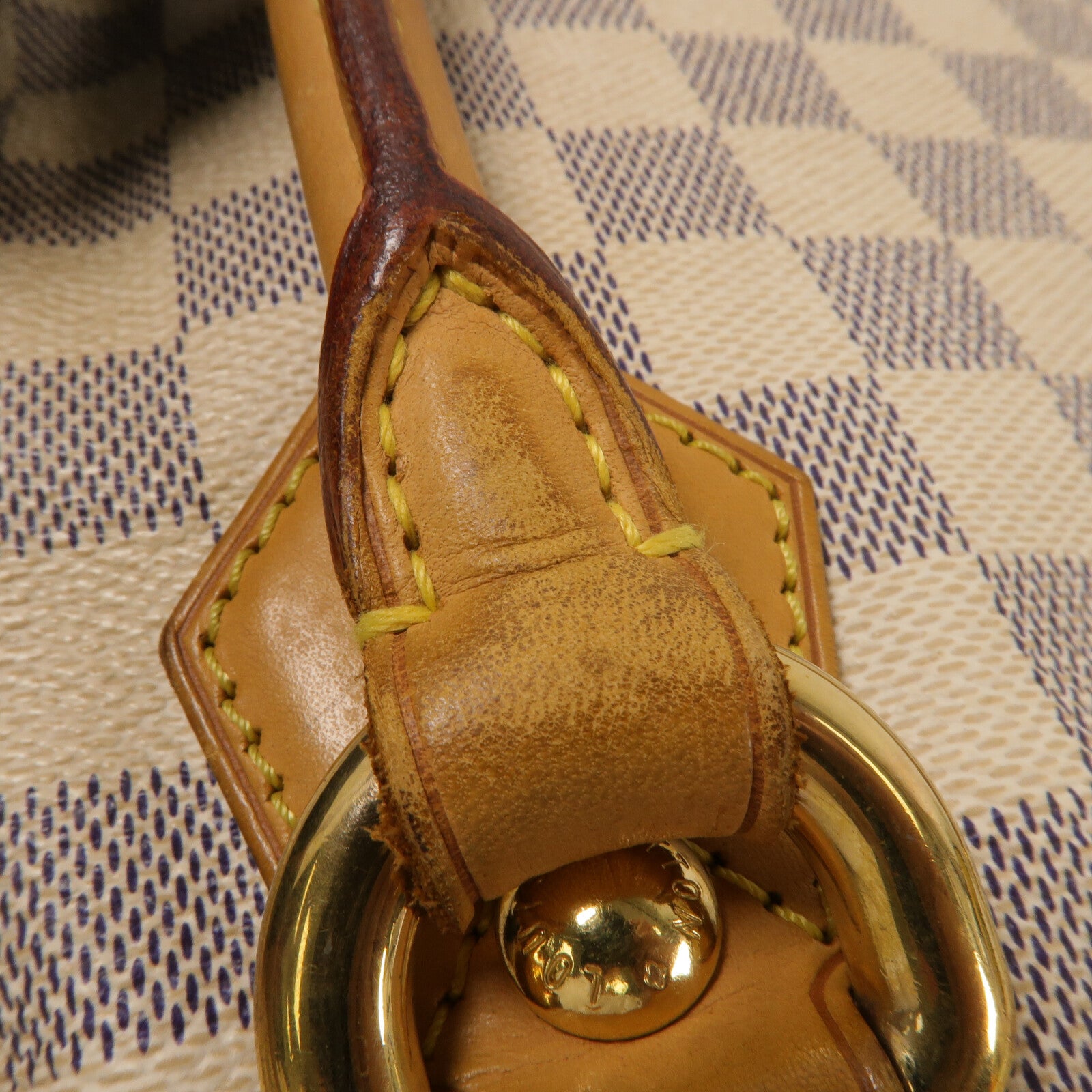 LOUIS VUITTON Damier Azur Saleya MM 肩背袋