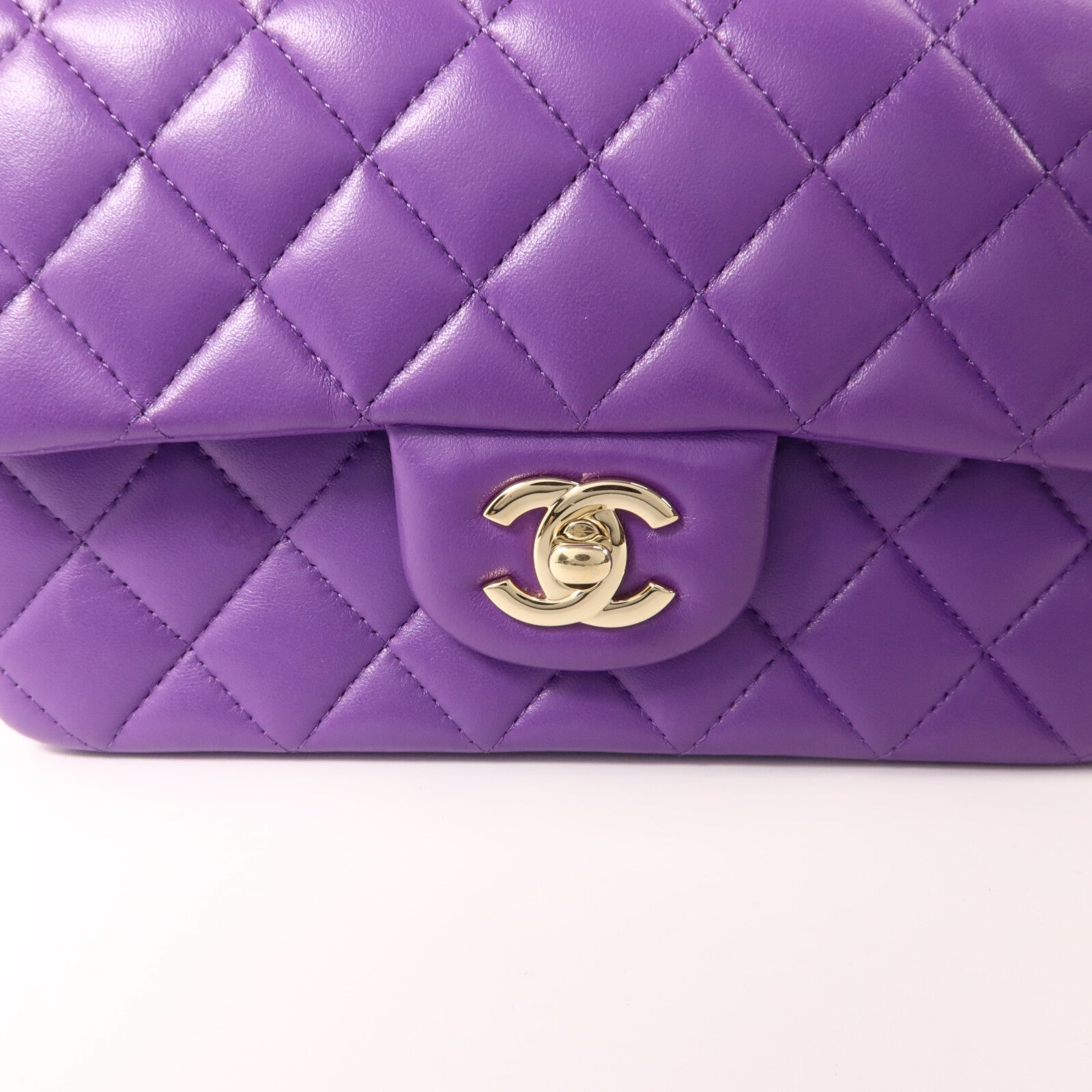 CHANEL 羊皮皮革Mini Top Handle手挽肩背兩用袋
