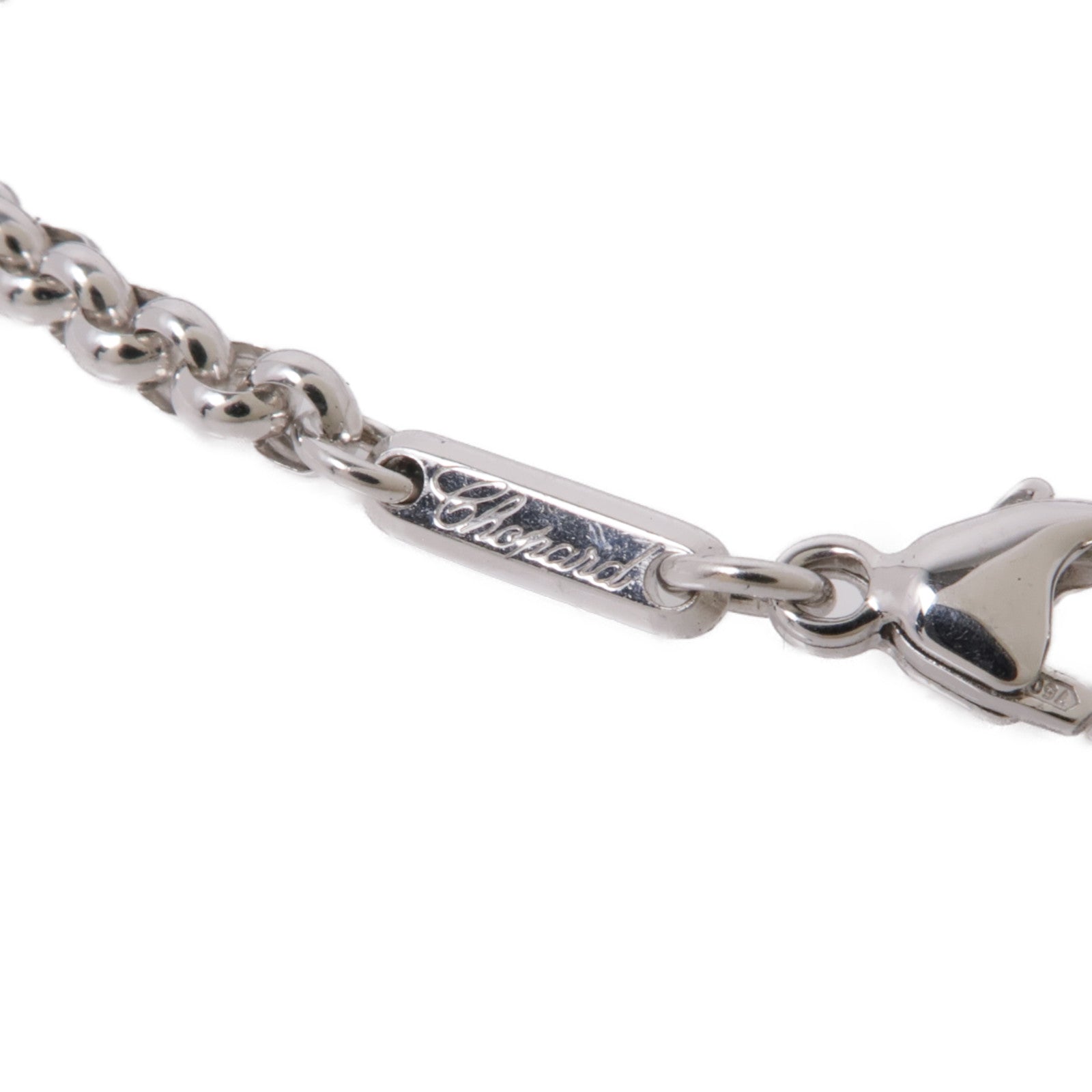 Chopard 18K白金Happy D Necklace項鍊