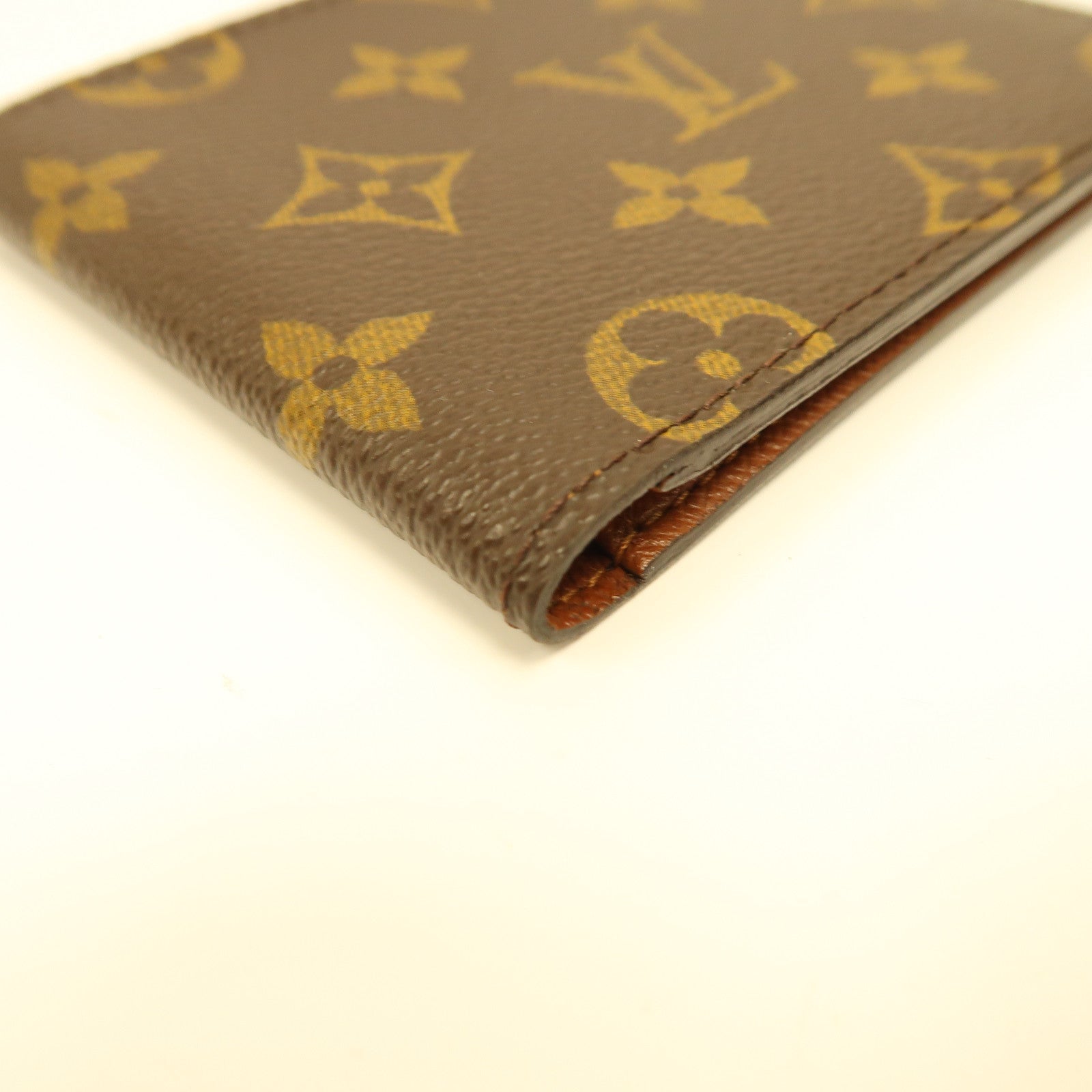 LOUIS VUITTON Monogram Porte Billet 9 Cartes Credit折疊錢包啡色