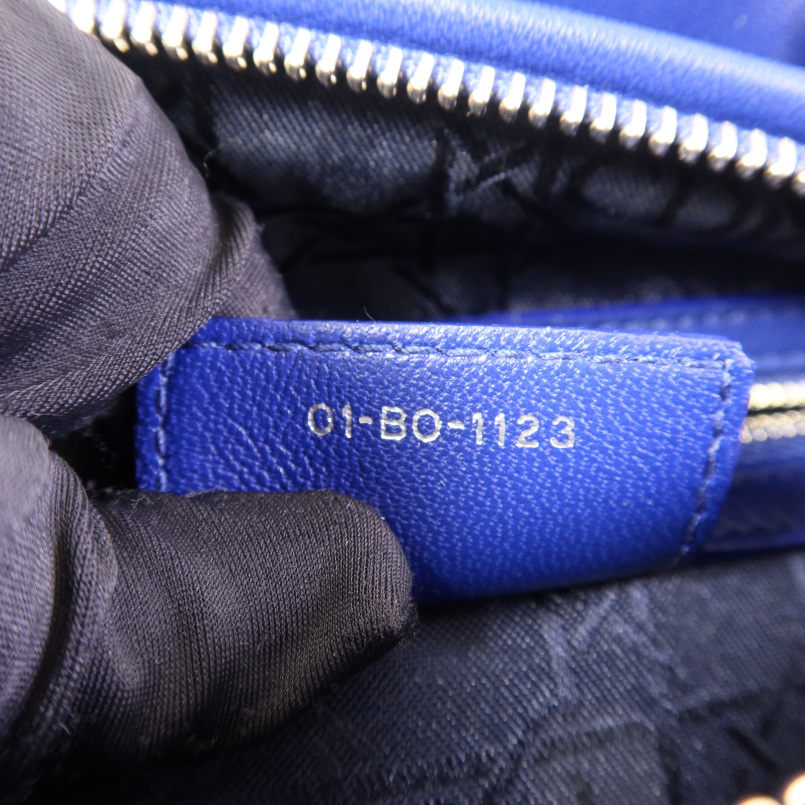 Dior 羊皮皮革Lady Dior銀扣手挽肩背兩用袋