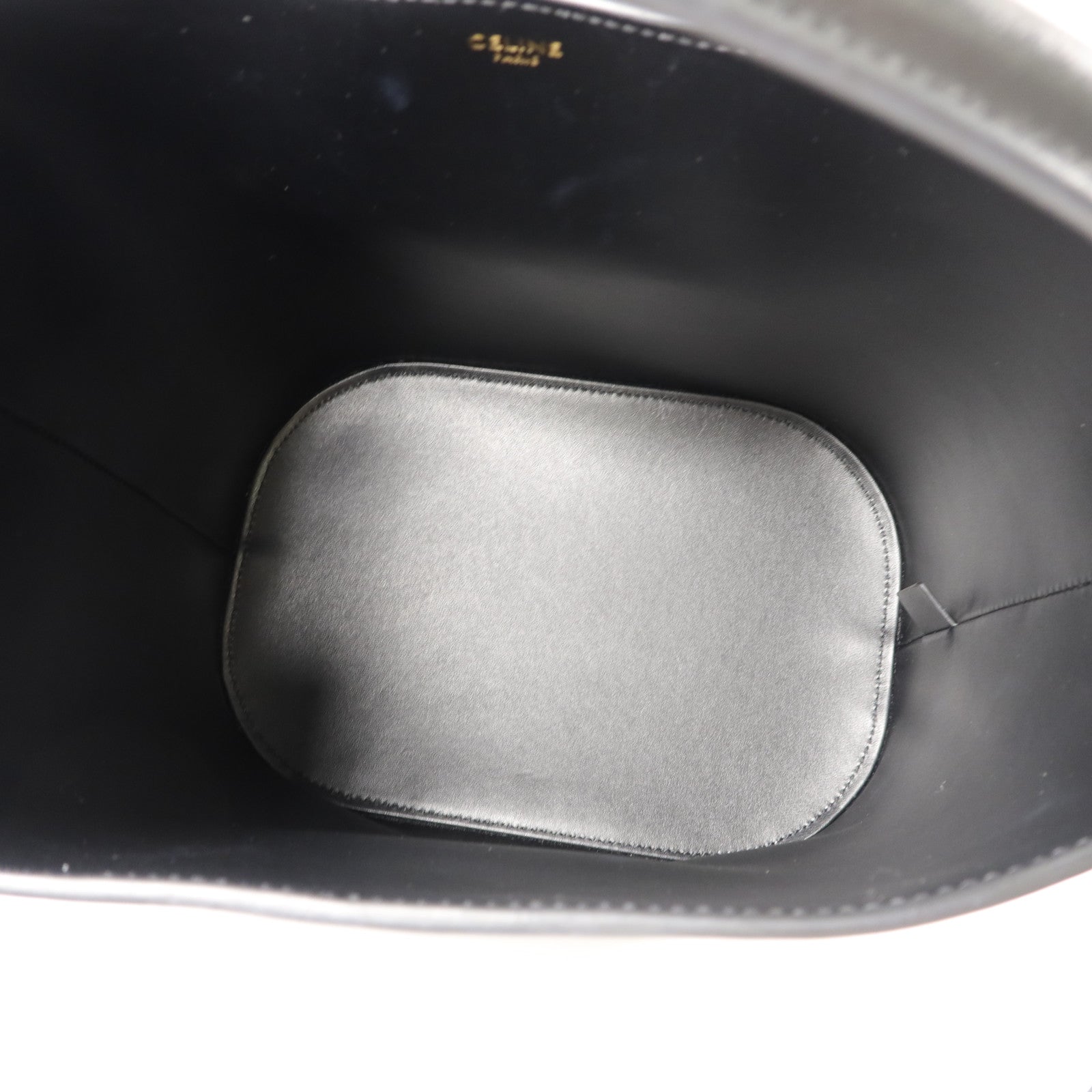 CELINE 牛皮皮革Louise Bucket Medium手挽肩背兩用袋