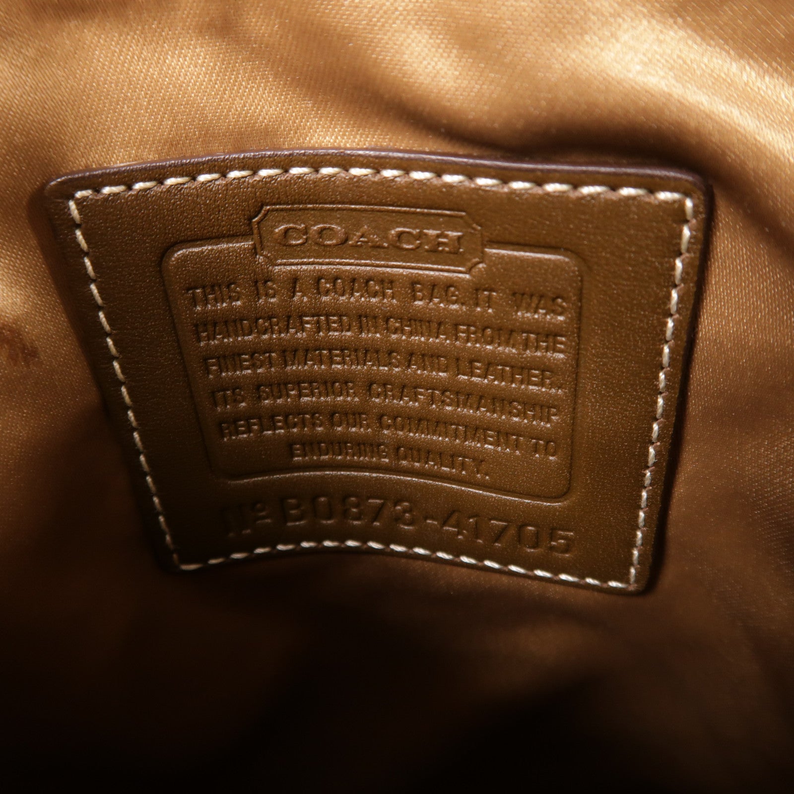 COACH 【激減優惠】帆布Shoulder Bag金扣肩背袋