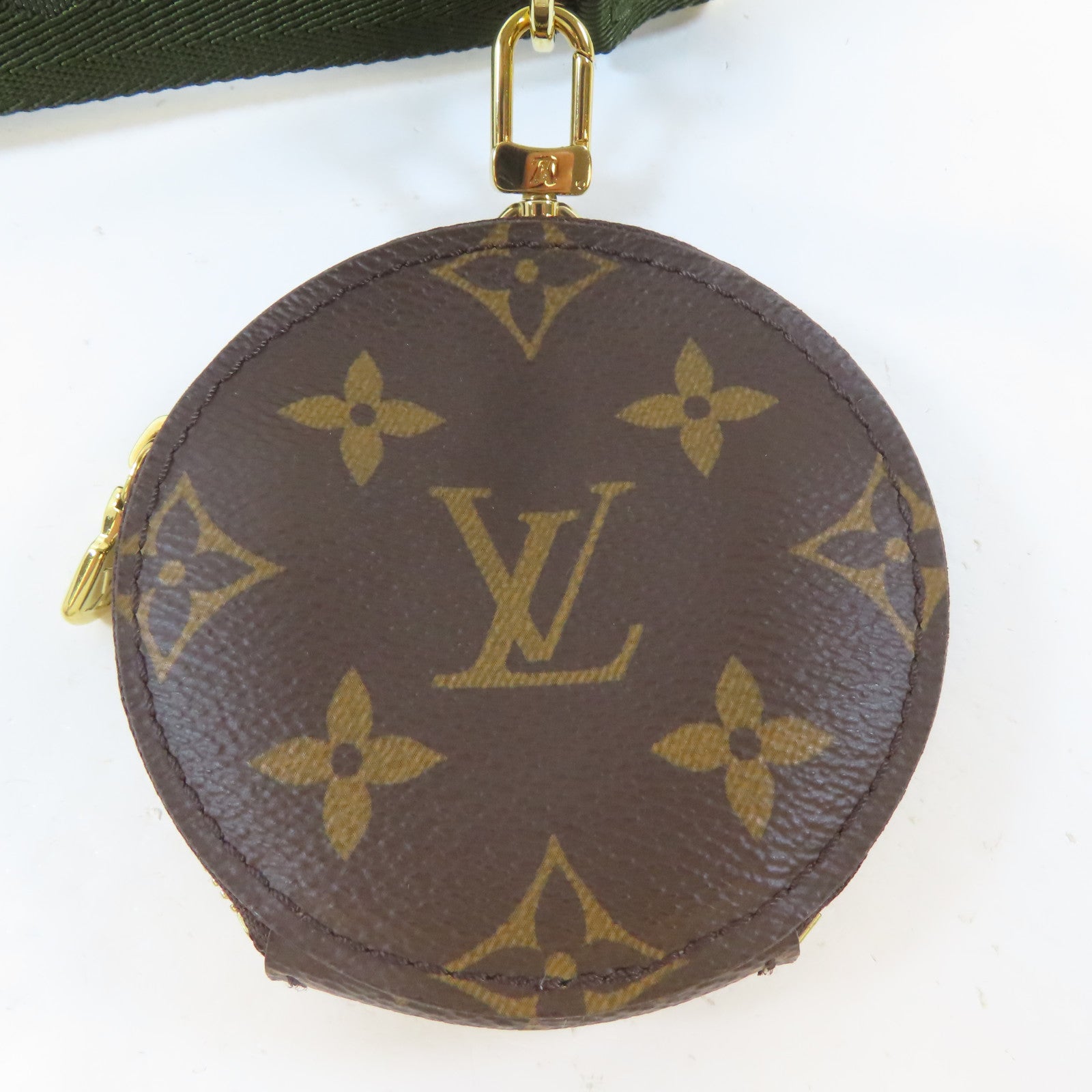 LOUIS VUITTON Monogram Multi Pochette金扣手挽肩背兩用袋啡色