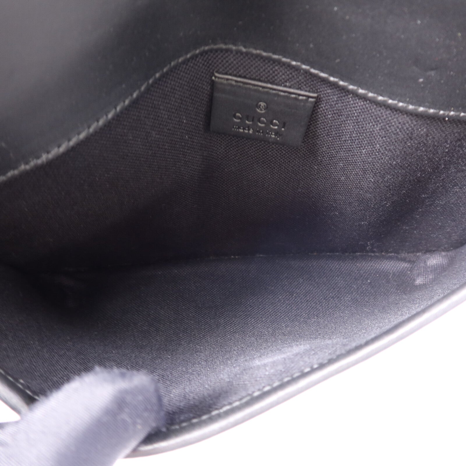 GUCCI 塗層帆布GG Supreme Waist Bag銀扣腰包