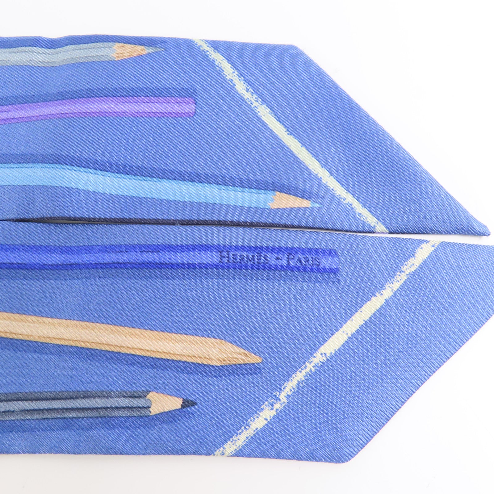 HERMES 絲質Twilly絲巾