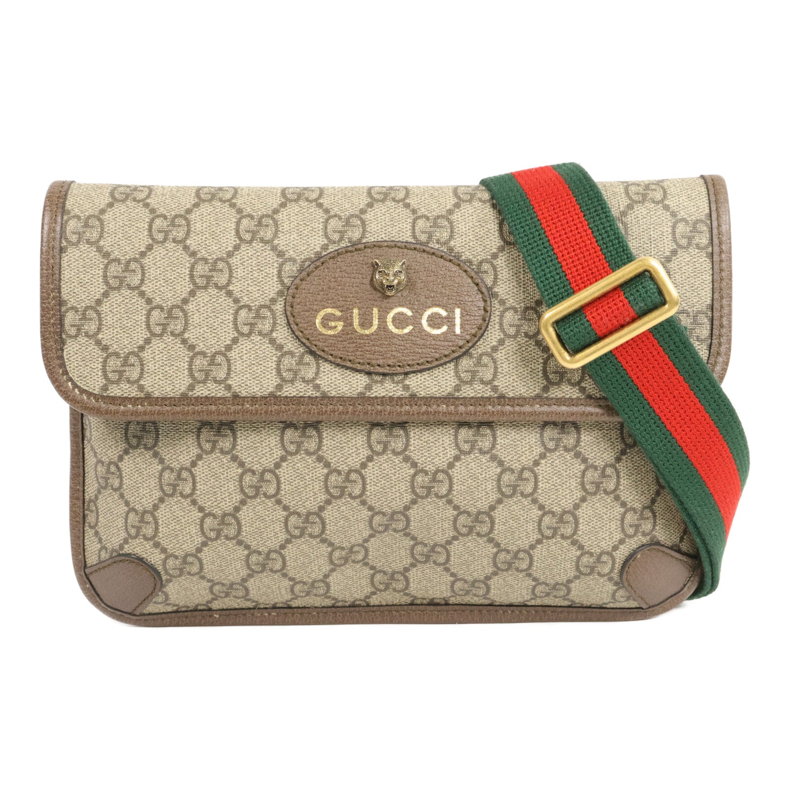 GUCCI 塗層帆布Neo Vintage GG Supreme肩背袋