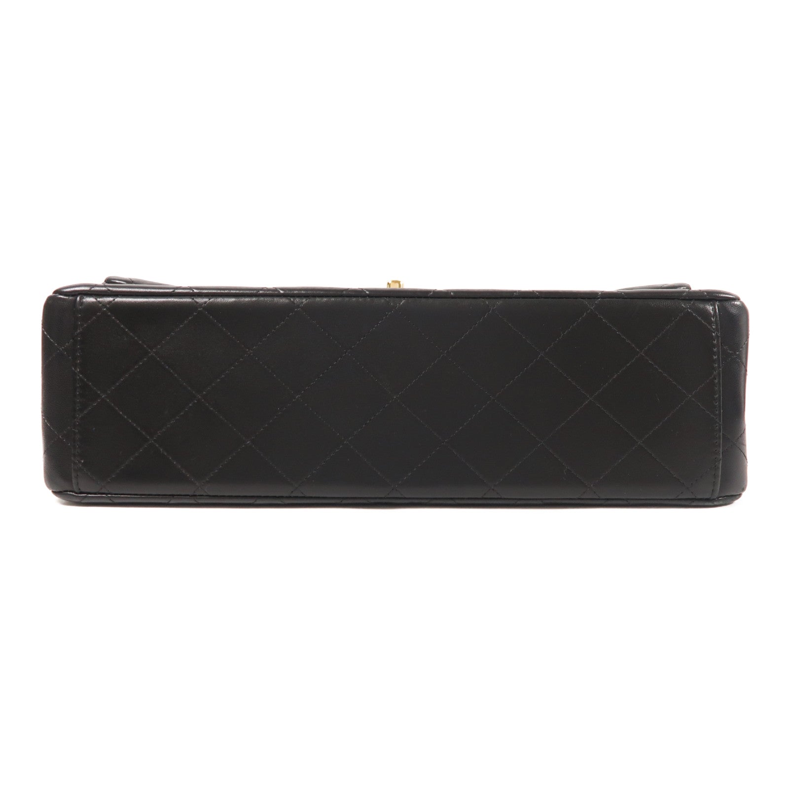 CHANEL CC GHW Maxi Classic Chain Shoulder Bag A58601 Lambskin Leather Black