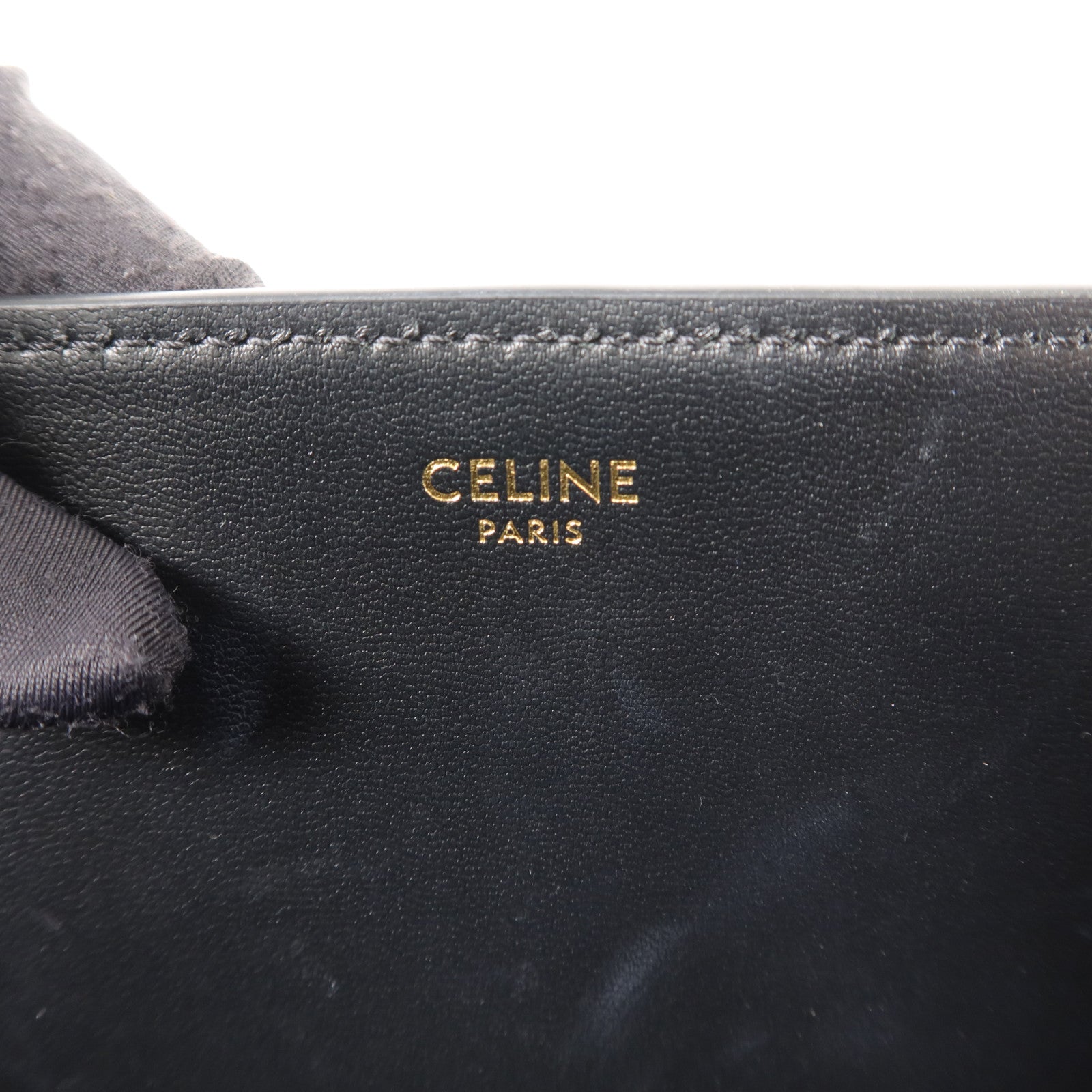 CELINE 牛皮皮革Louise Bucket Medium手挽肩背兩用袋