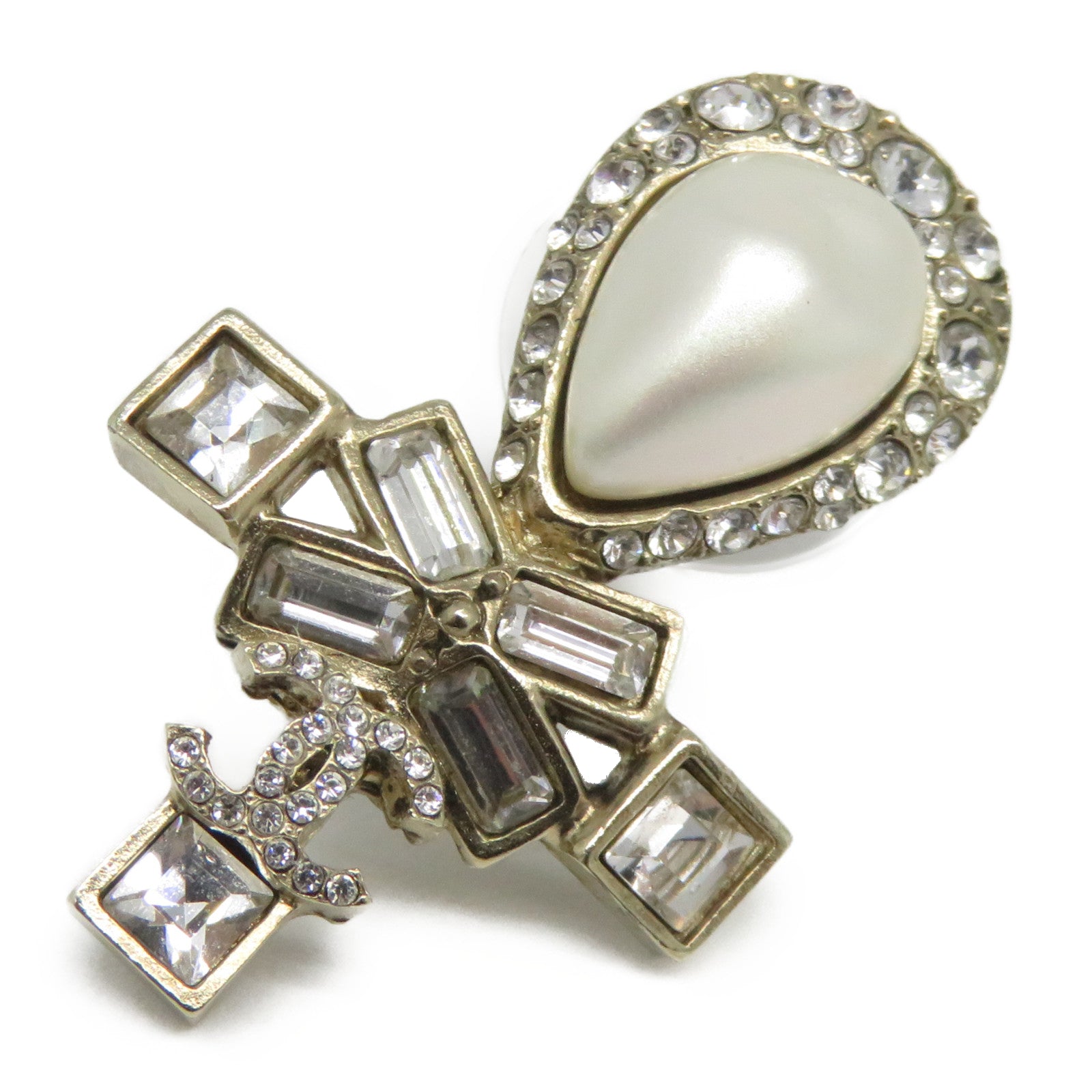 CHANEL 【激減優惠】金屬Earring C19耳環金色