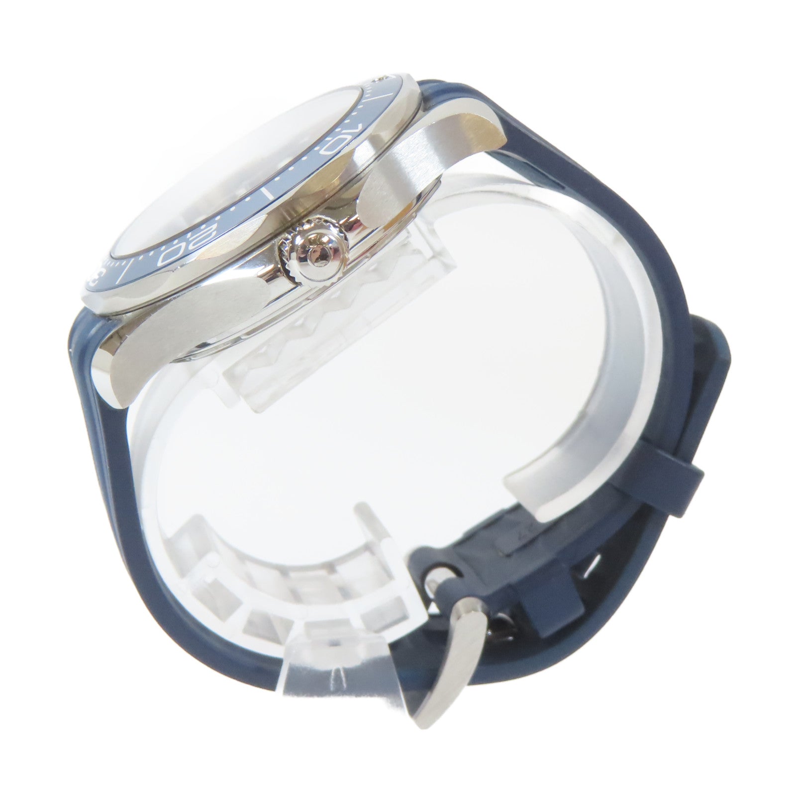 OMEGA Seamaster Diver 300M不鏽鋼/橡胶手錶自動機芯藍色/銀色