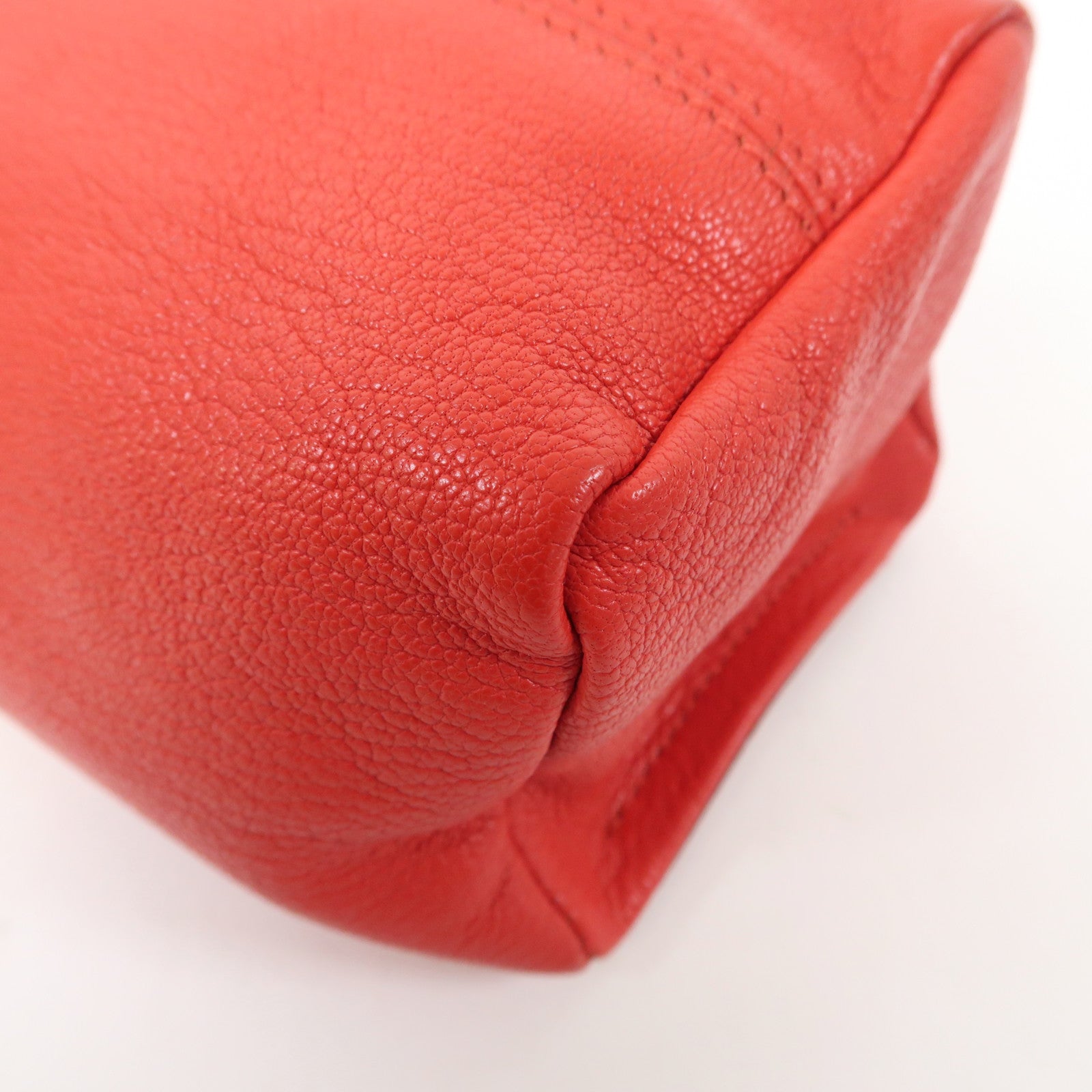 GIVENCHY 山羊皮皮革Pandora Clutch Bag銀扣手拿包紅色