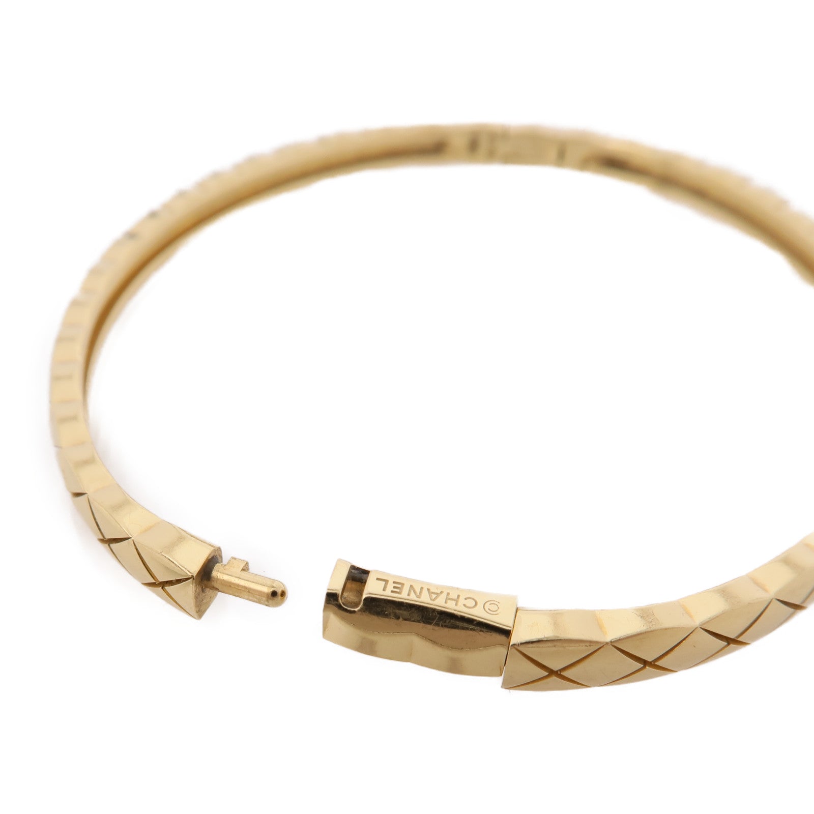 CHANEL 18K黃金Coco Crush Bangle手鐲
