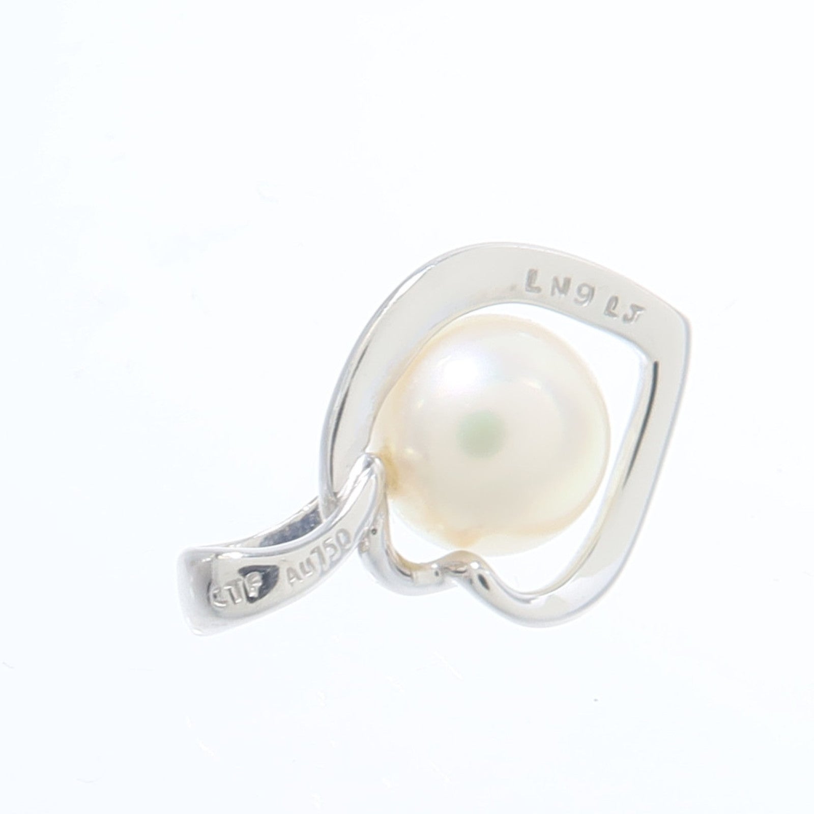 JEWELRY 18K白金Pearl Pendant珍珠吊墜