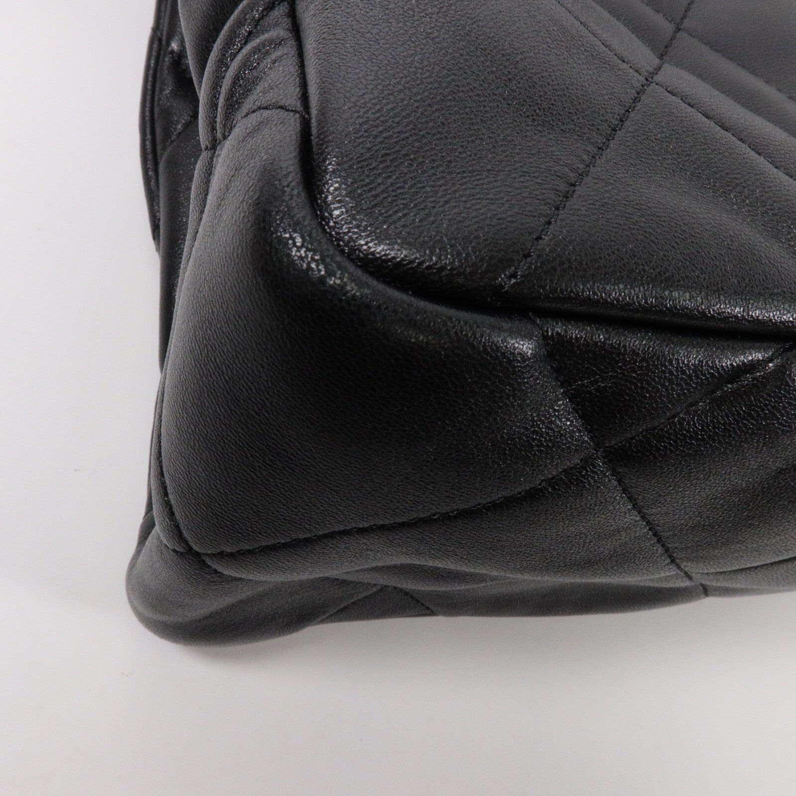CHANEL 羊皮皮革25C Hobo Bag鏈帶手挽肩背兩用袋