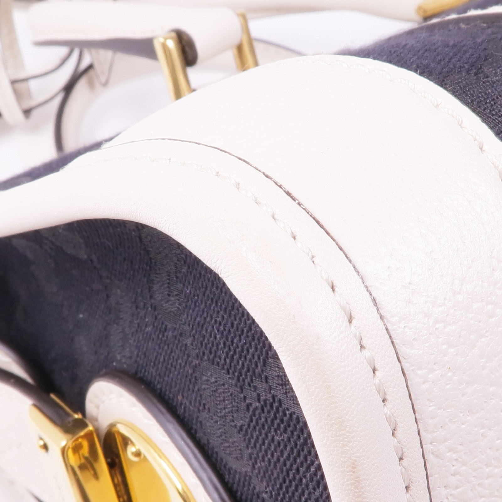 GUCCI 帆布/牛皮皮革2 Way Shoulder金扣手挽肩背兩用袋