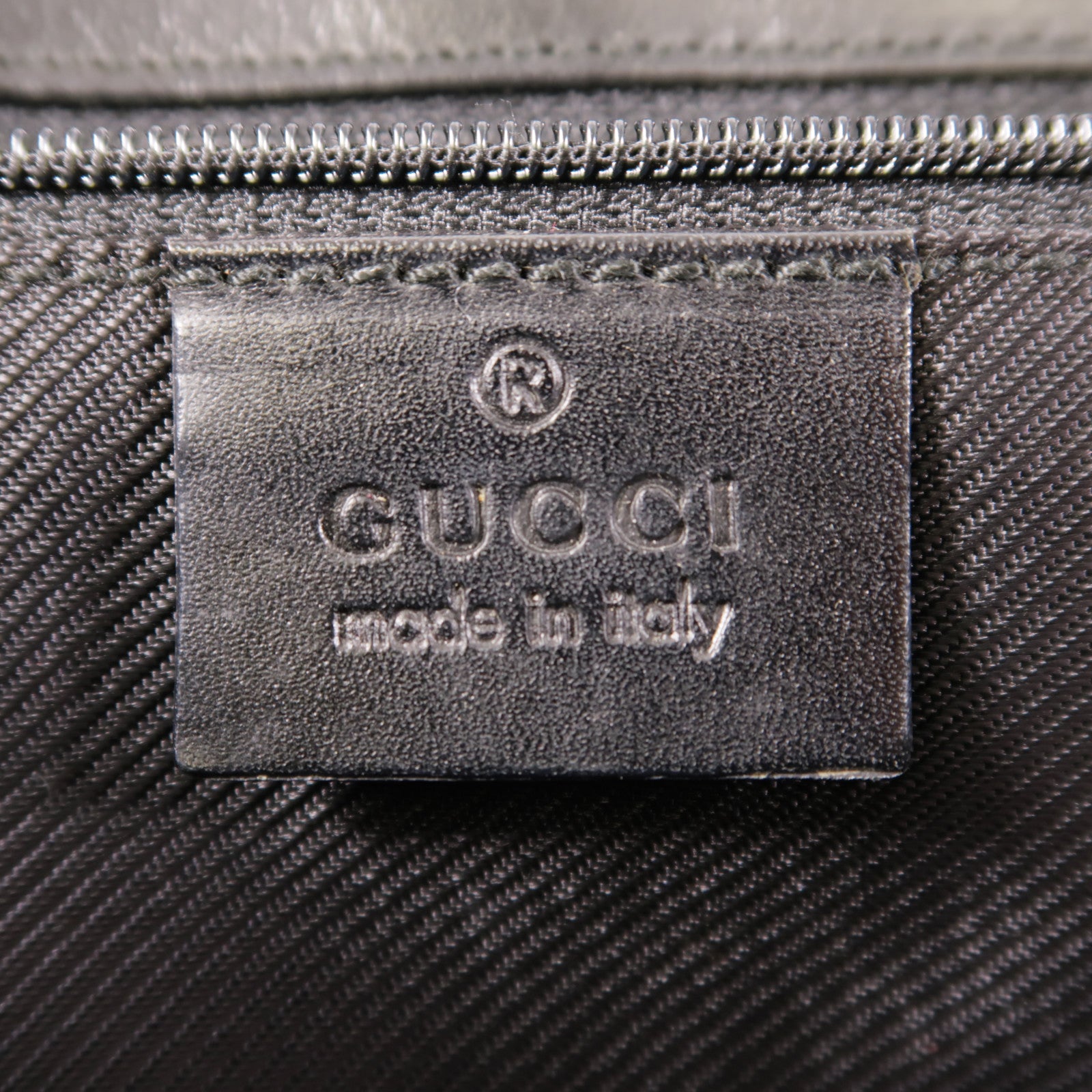 GUCCI 帆布Hand Bag銀扣手挽袋
