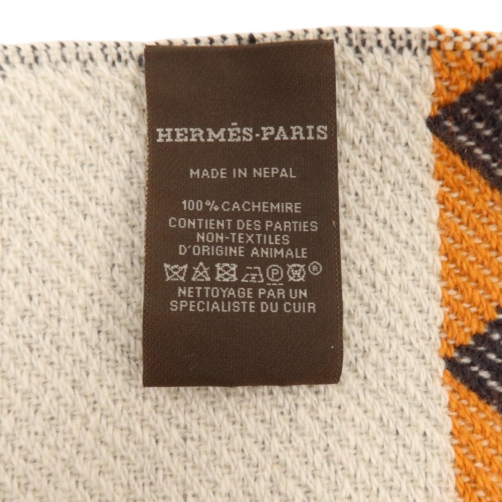 HERMES 羊絨Crantee Scarf 180x59cm圍巾