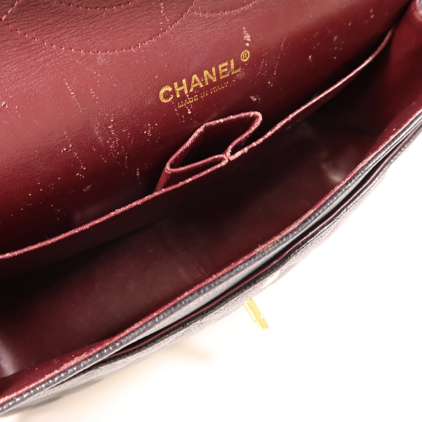 CHANEL CC GHW Large Classic Chain Shoulder Bag A58600 Calfskin Leather Black