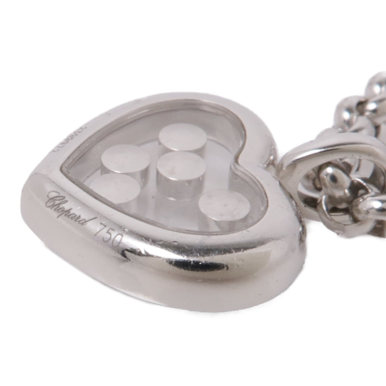 Chopard 18K白金Happy D Necklace項鍊