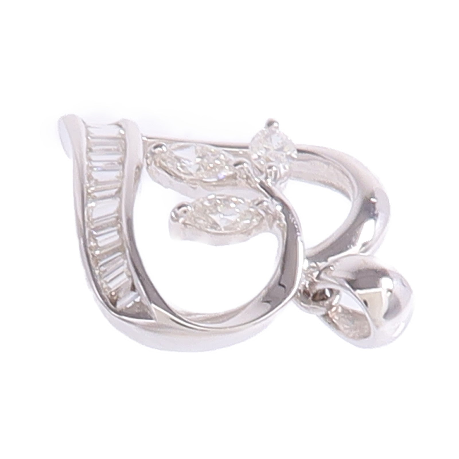 JEWELRY 【激減優惠】18K白金Diamond Pendant Top鑽石吊墜