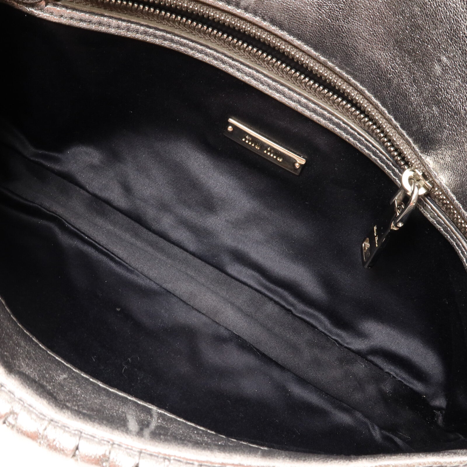 Miu Miu 羊皮皮革Clutch With Chain鏈帶肩背袋
