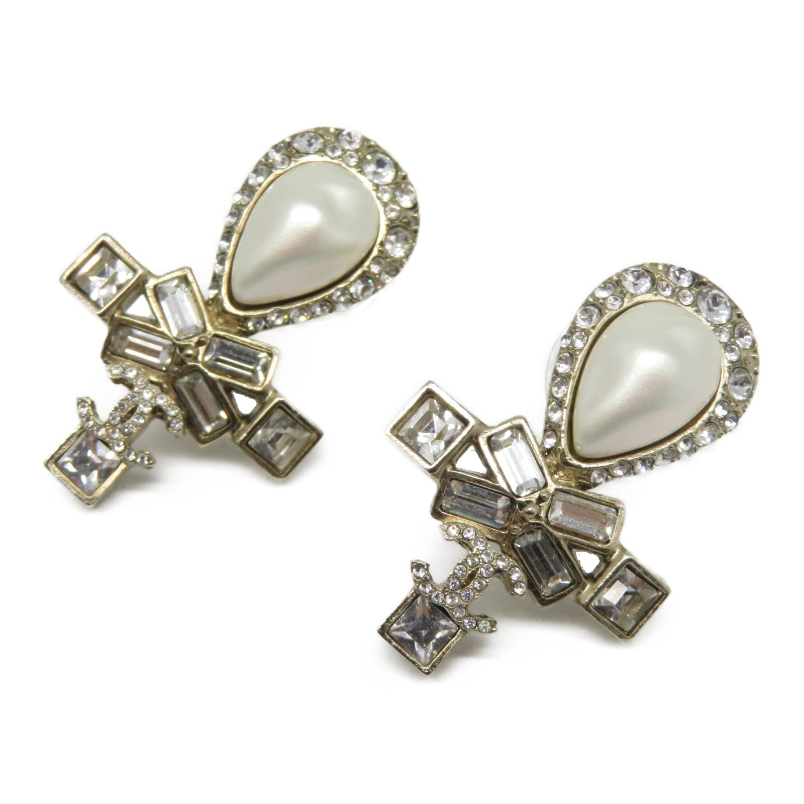 CHANEL 【激減優惠】金屬Earring C19耳環金色