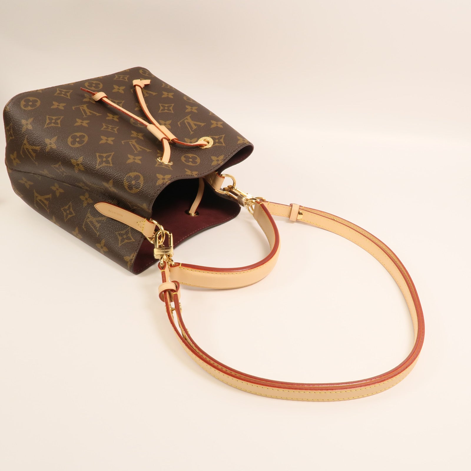 LOUIS VUITTON Monogram NeoNoe BB金扣手挽肩背兩用袋
