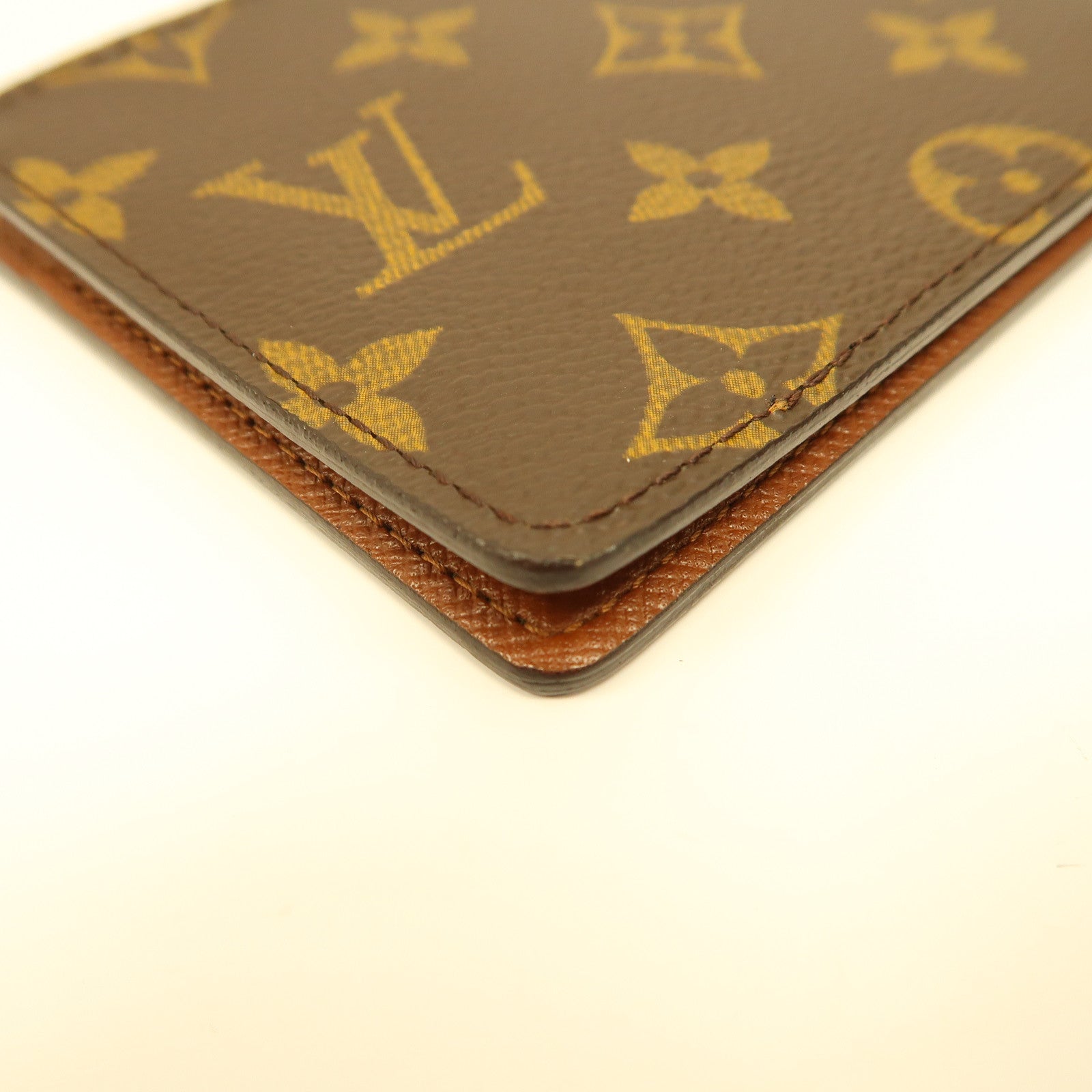 LOUIS VUITTON Monogram Porte Billet 9 Cartes Credit折疊錢包啡色