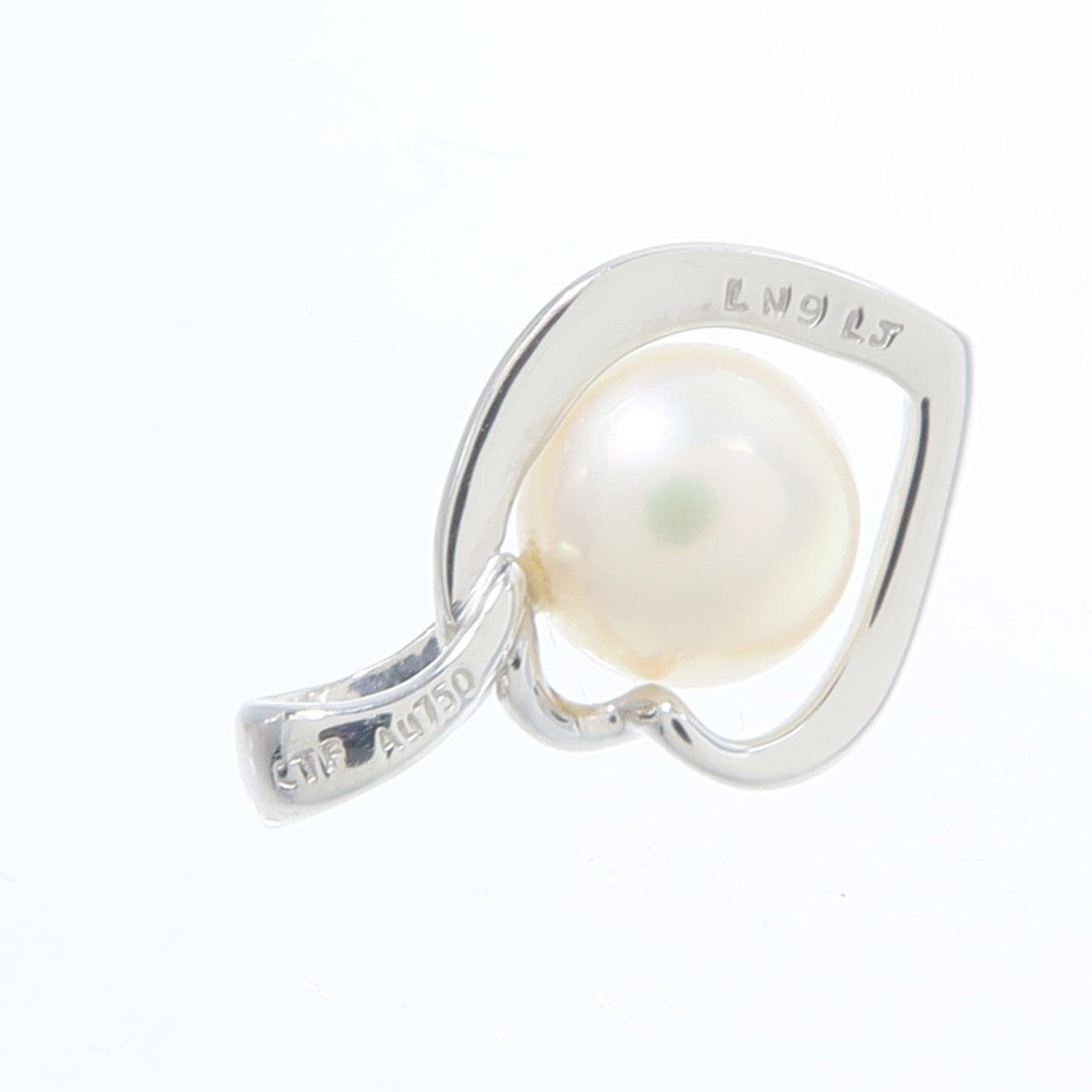 JEWELRY 18K白金Pearl Pendant珍珠吊墜
