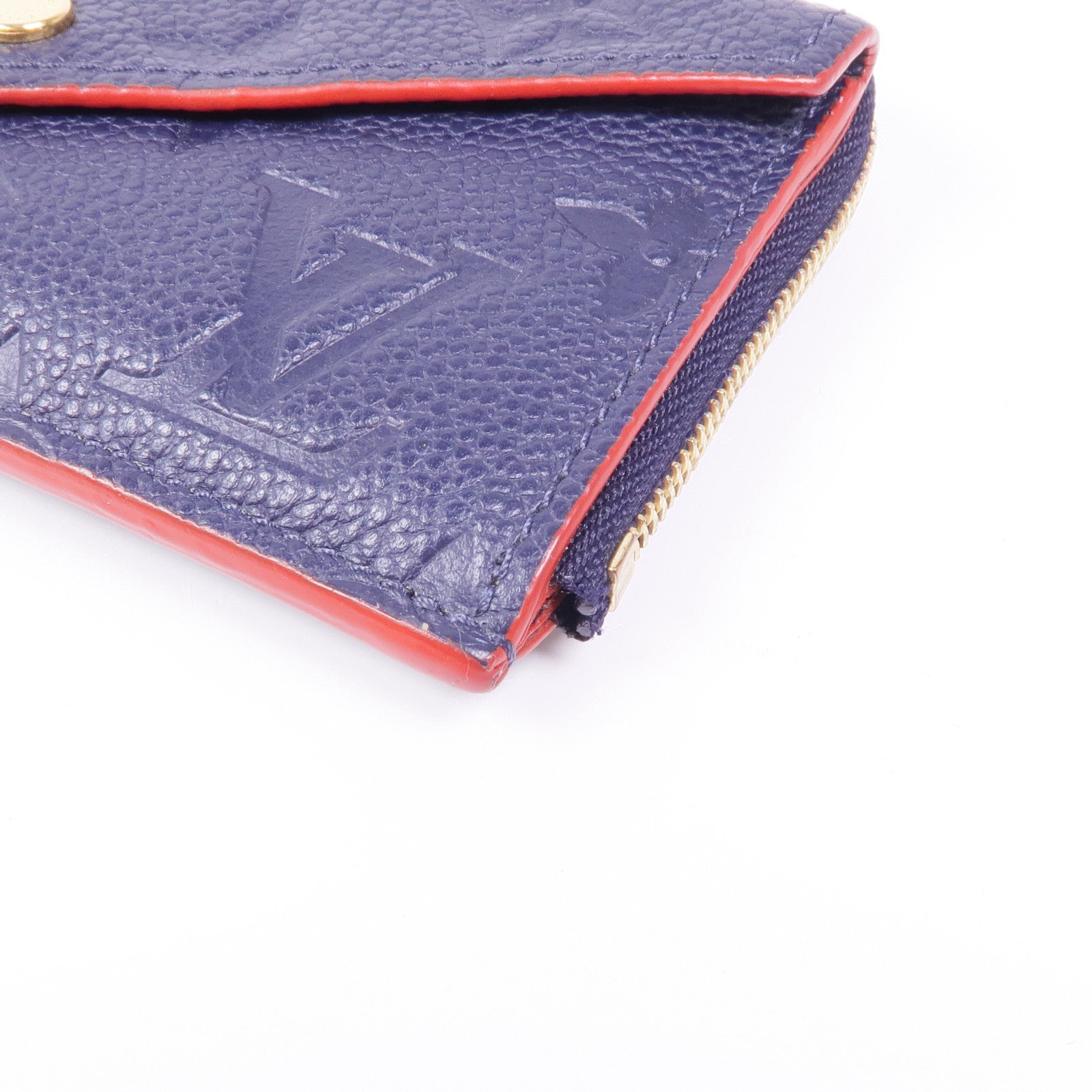 LOUIS VUITTON Monogram Empreinte Card Case金扣卡片套