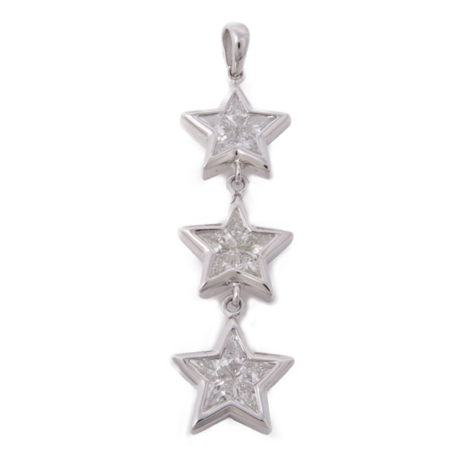 JEWELRY 18K白金Diamond Top鑽石吊墜