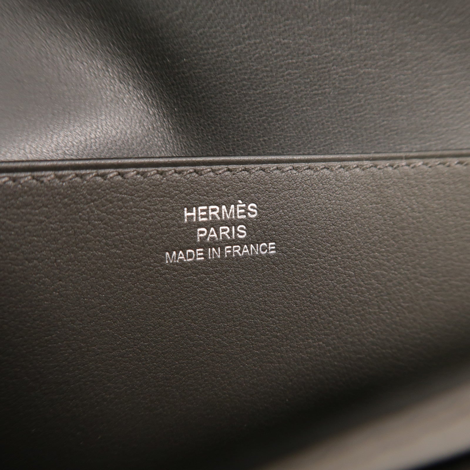 HERMES Swift皮革Dogon GM長錢包Ardoise