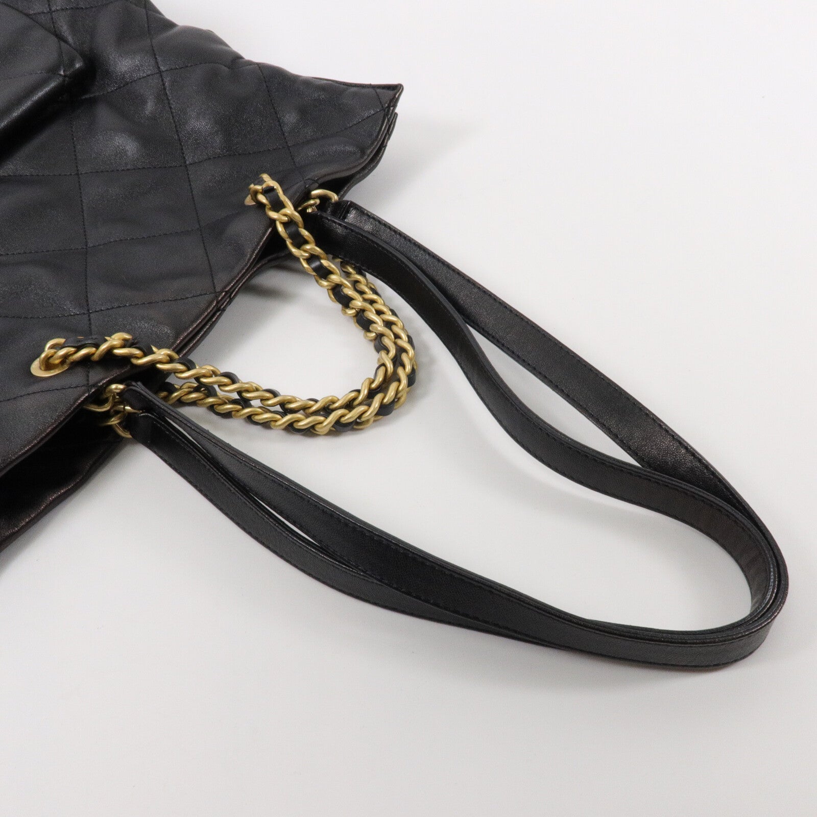 CHANEL 羊皮皮革25C Hobo Bag鏈帶手挽肩背兩用袋