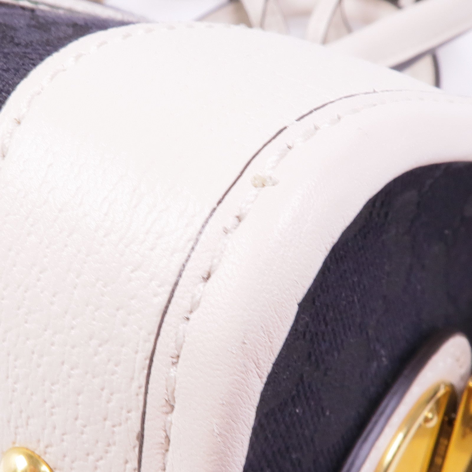 GUCCI 帆布/牛皮皮革2 Way Shoulder金扣手挽肩背兩用袋