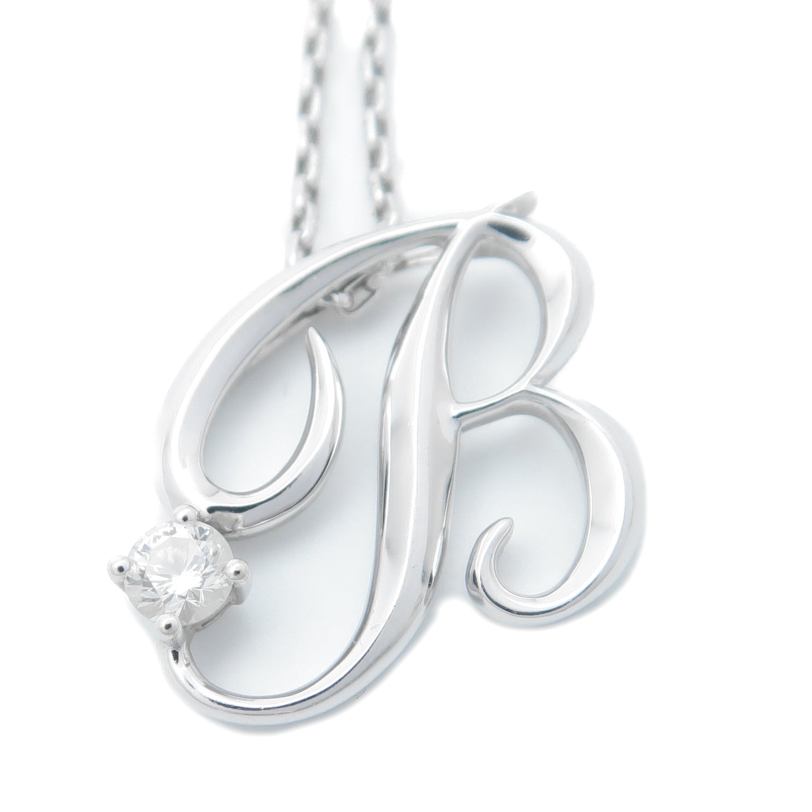 JEWELRY 18K白金Diamond Necklace鑽石項鍊