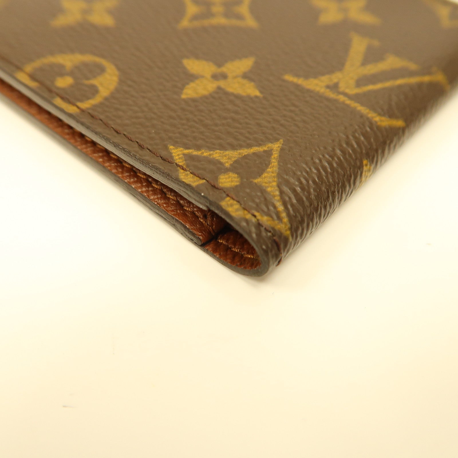 LOUIS VUITTON Monogram Porte Billet 9 Cartes Credit折疊錢包啡色